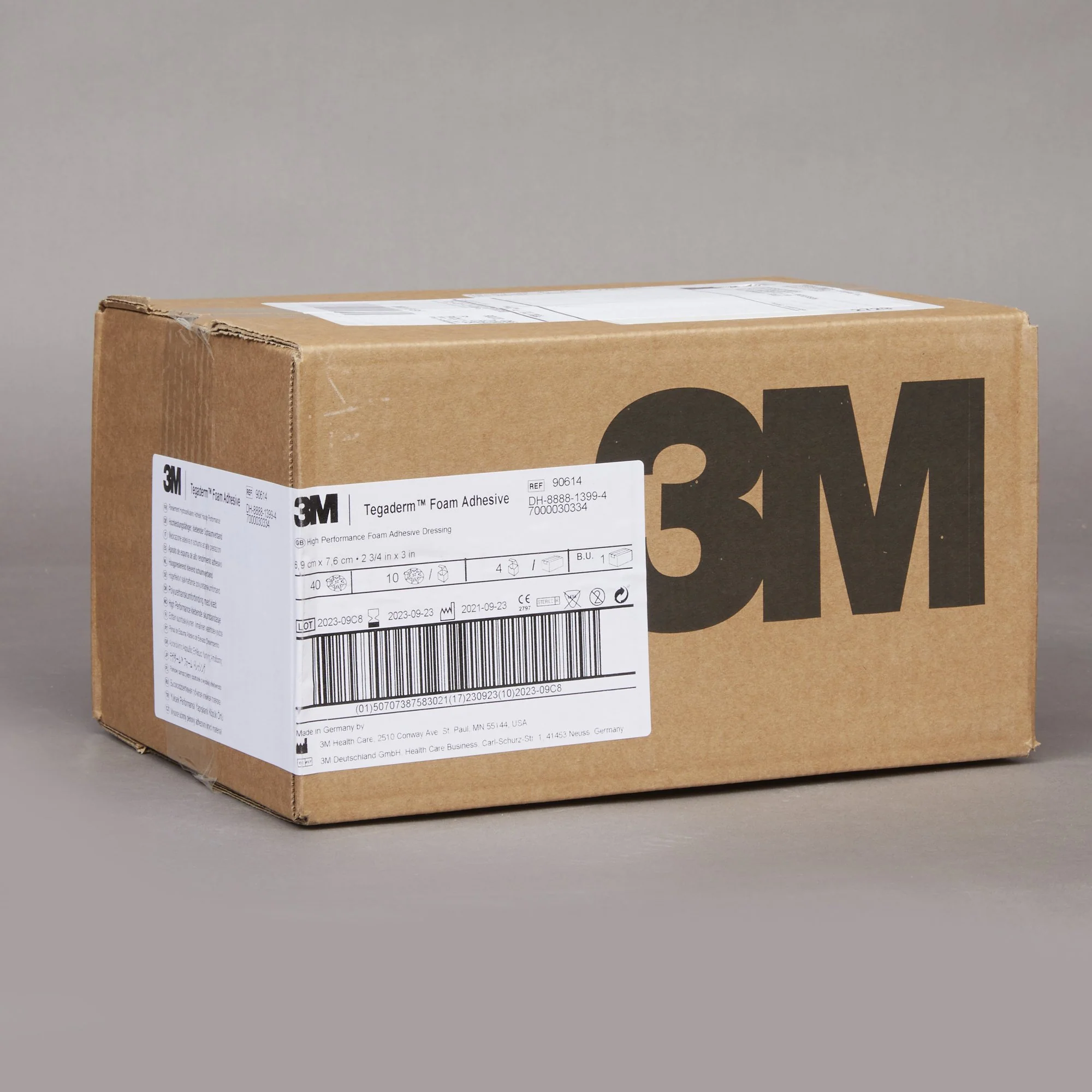 Solventum Corporation 3M Tegaderm High Performance Adhesive with Border Foam Dressing, 2¾ x 2¾ Inch (40/CS) - Image 4