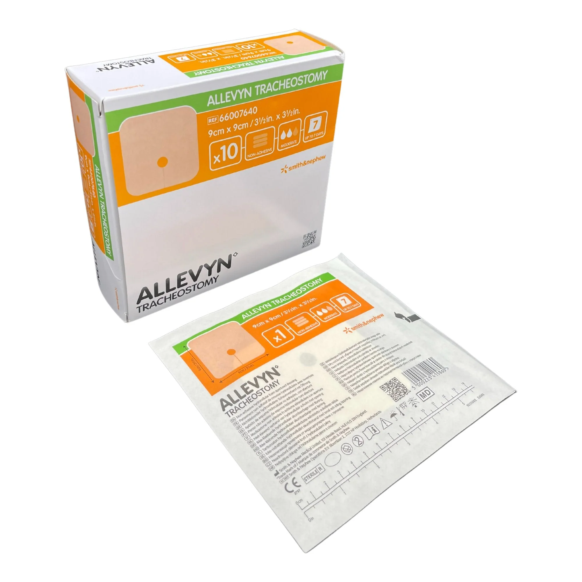 Smith & Nephew Smith & Nephew Allevyn Tracheostomy Nonadhesive Foam Dressing, 3.5 x 3.5 Inch (80/CS)