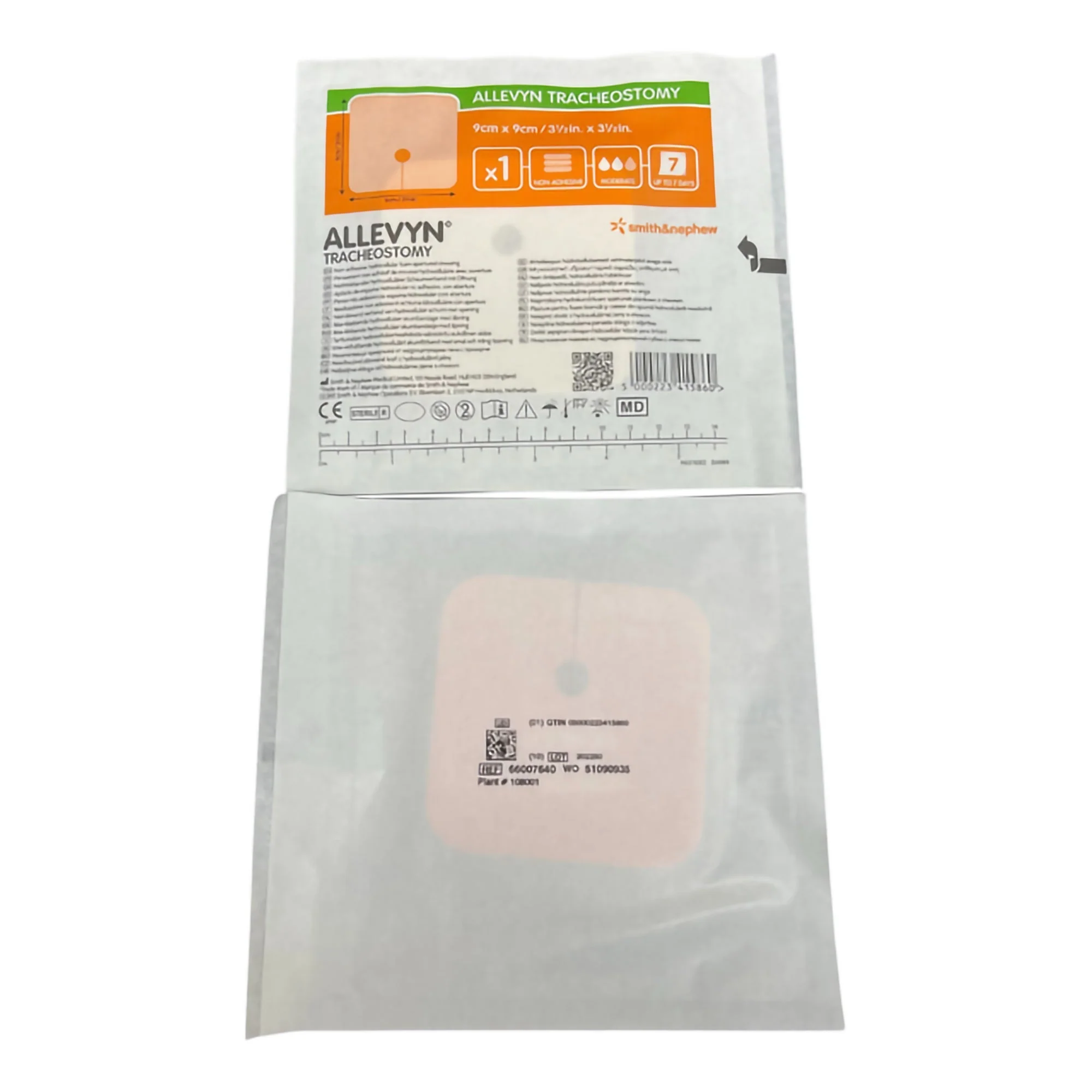 Smith & Nephew Smith & Nephew Allevyn Tracheostomy Nonadhesive Foam Dressing, 3.5 x 3.5 Inch (80/CS) - Image 3