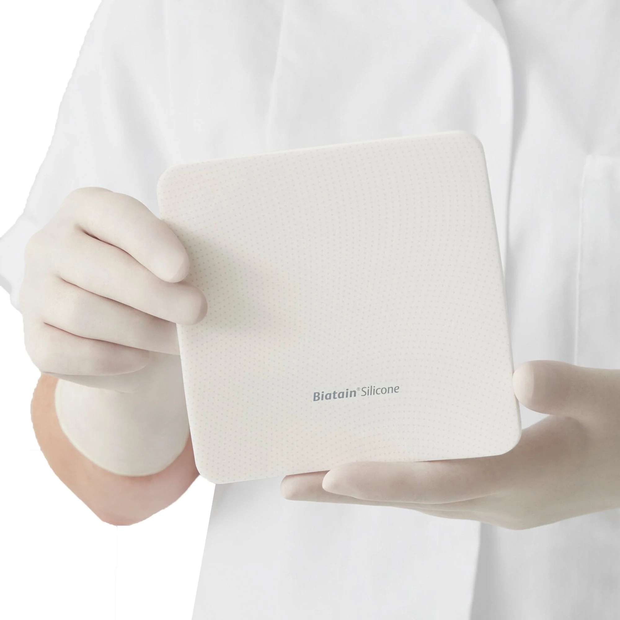 Coloplast Foam Dressing Biatain Silicone Non-Border 4 X 4 Inch Without Border Film Backing Silicone Face Square Sterile (10/BX) - Image 2