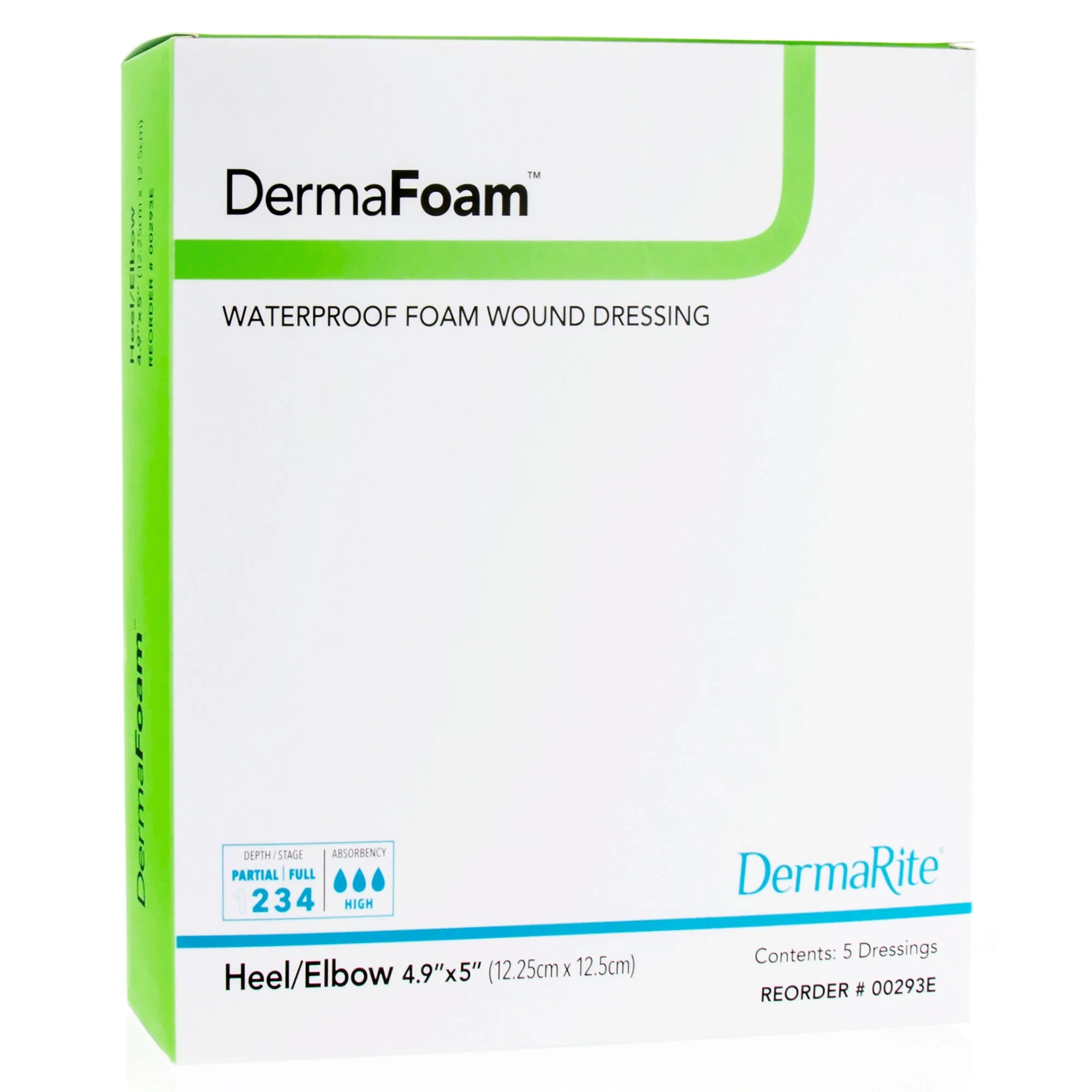 Sion Brands LLC DermaFoam Nonadhesive without Border Foam Dressing, Heel/Elbow (5/BX) - Image 2