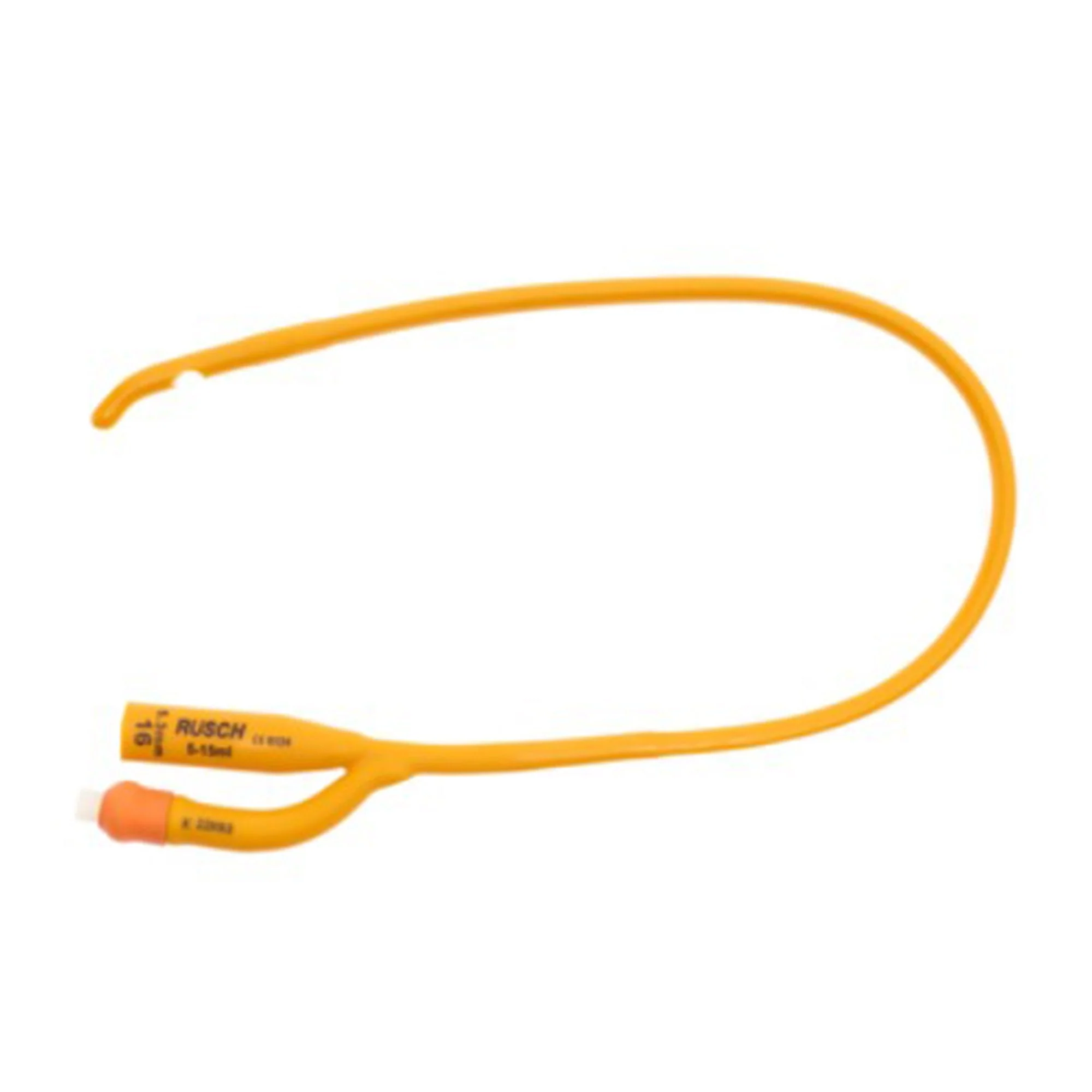 Foley Catheter Rusch PureGold 2-Way Coude Tip 5 cc Balloon 22 Fr. PTFE (Teflon) Coated Latex