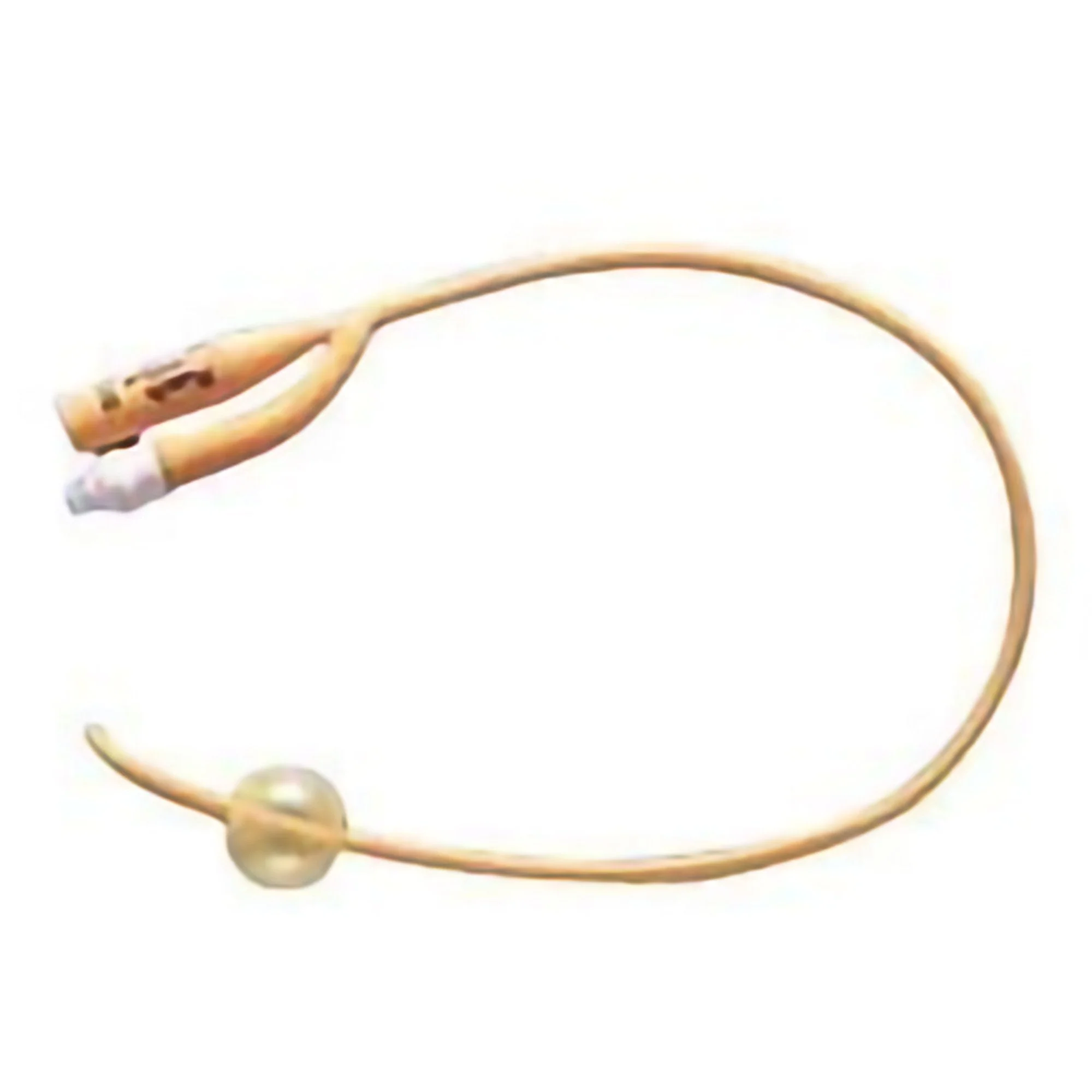 Foley Catheter Rusch PureGold 2-Way Coude Tip 5 cc Balloon 24 Fr. PTFE (Teflon) Coated Latex