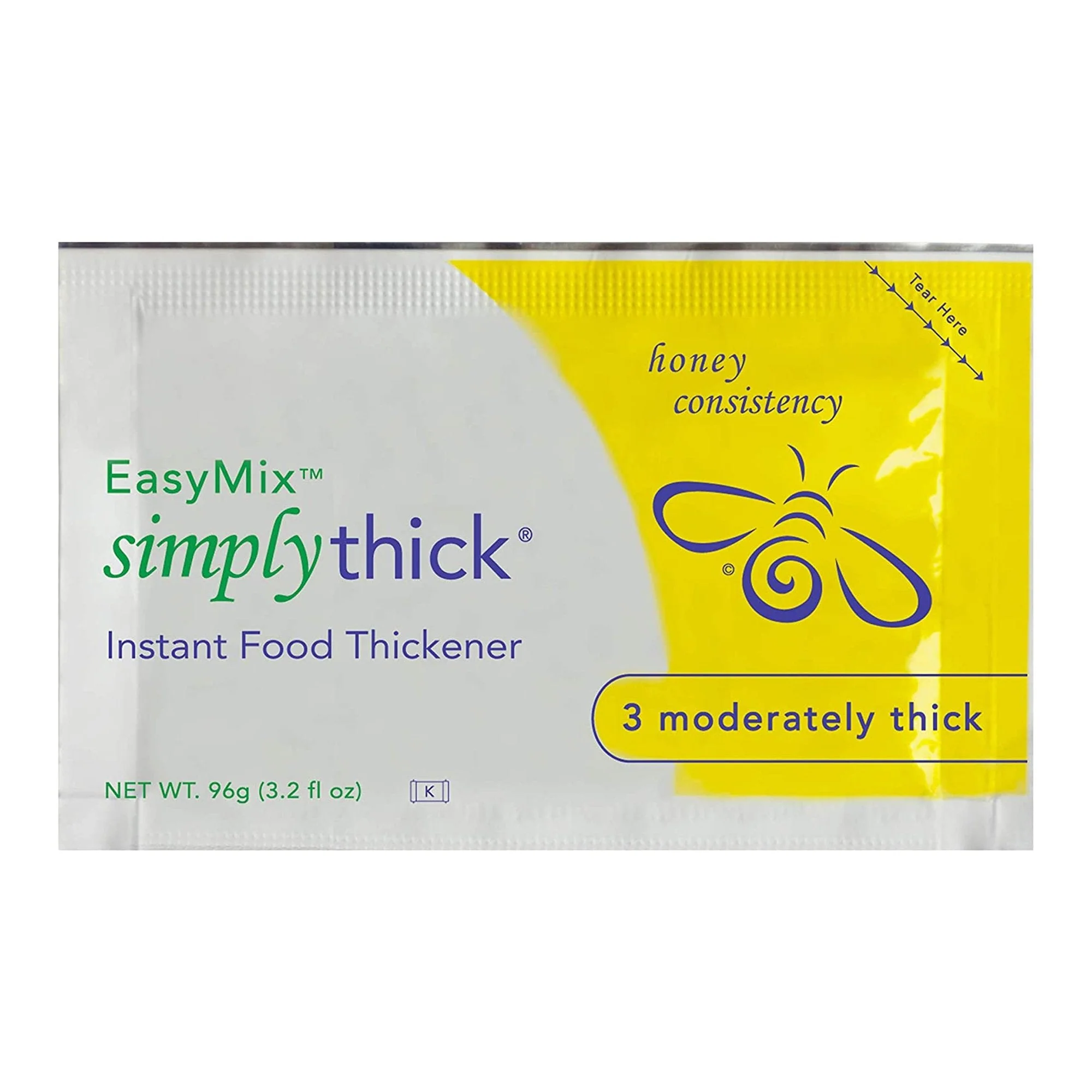 Simply Thick SimplyThick Easy Mix Food and Beverage Unflavored Thickener, Honey Consistency (25/BX)