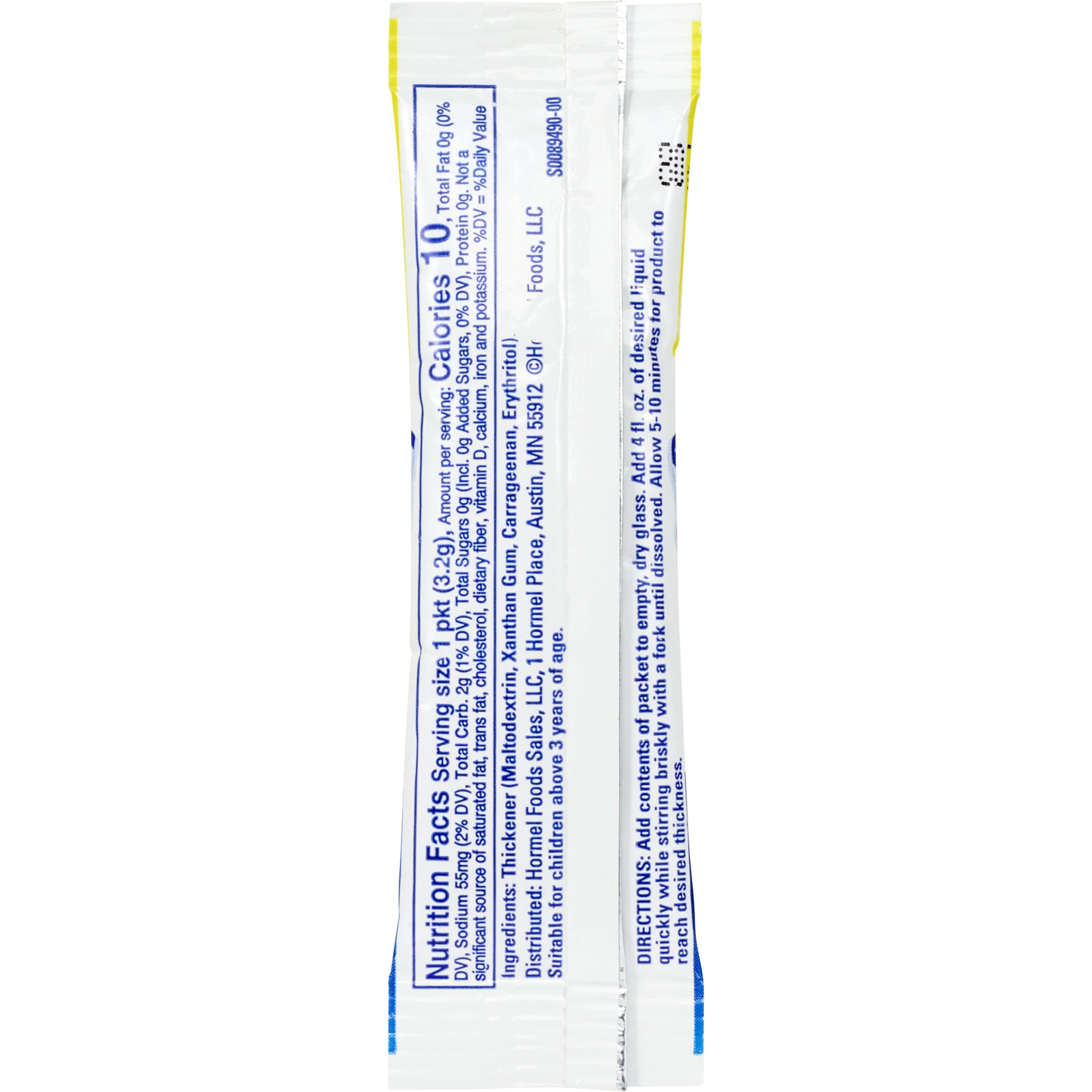 Lyons Magnus LLC Thick & Easy Clear Food and Beverage Thickener (100/CS) - Image 2