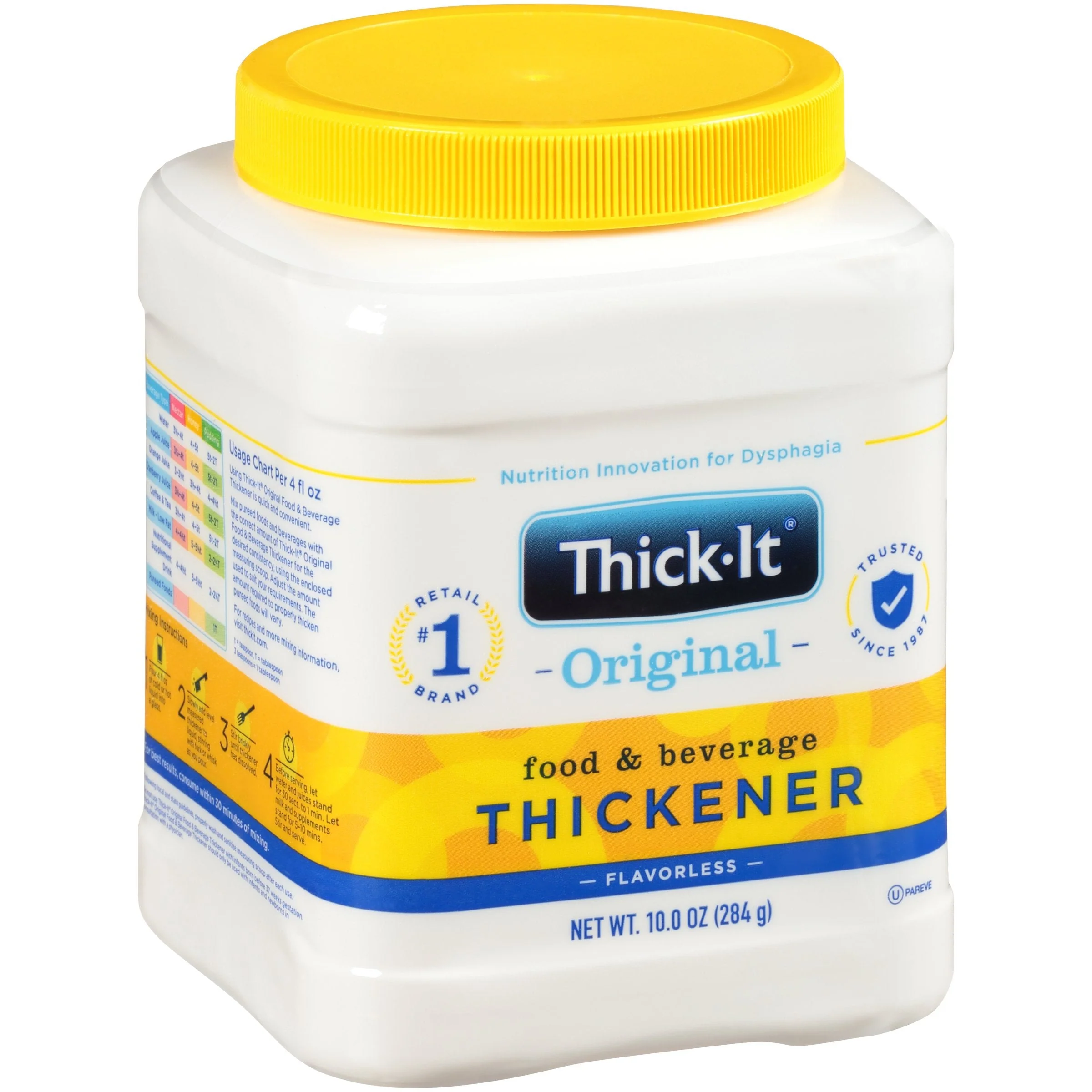Kent Precision Foods Thick-It Ready to Use Original Food & Beverage Thickener, 10 oz. Canister (12/CS) - Image 2