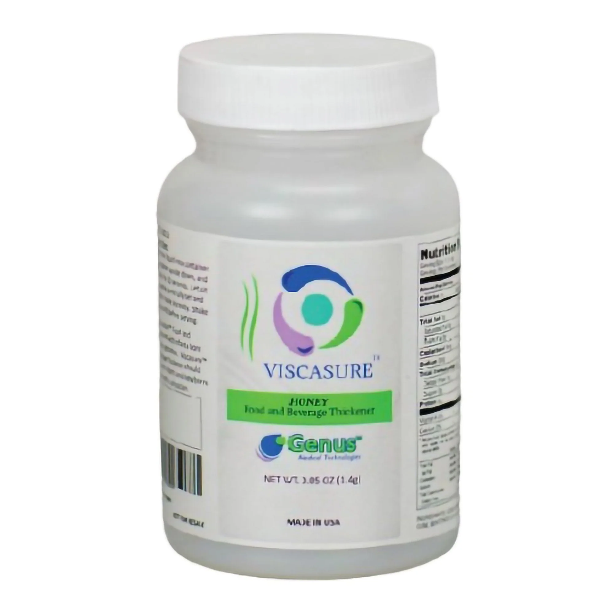 Genus Medical Technologies Food and Beverage Thickener Viscasure 2.4 Gram Bottle Berry Flavor Powder IDDSI Level 3 Moderately Thick/Liquidized (6/CT)