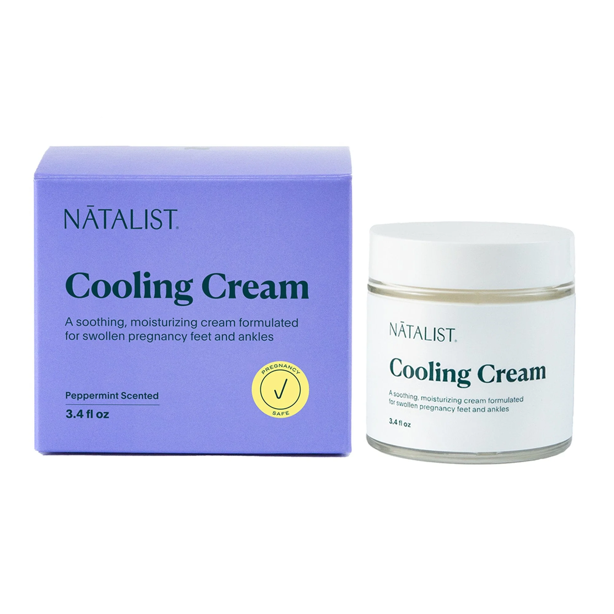 Natalist Foot Moisturizer Natalist Cooling Cream 3.4 oz. Jar Peppermint Scent Cream (16/CS)