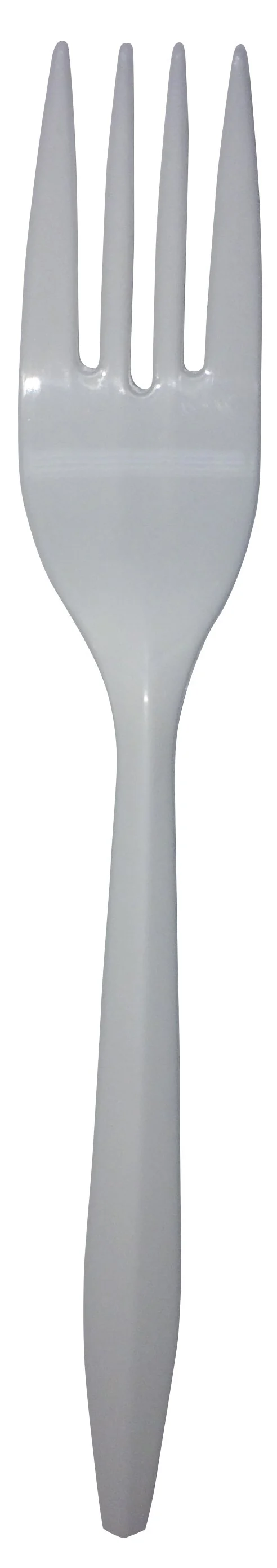 RJ Schinner Co Fork Empress Medium Weight White Plastic