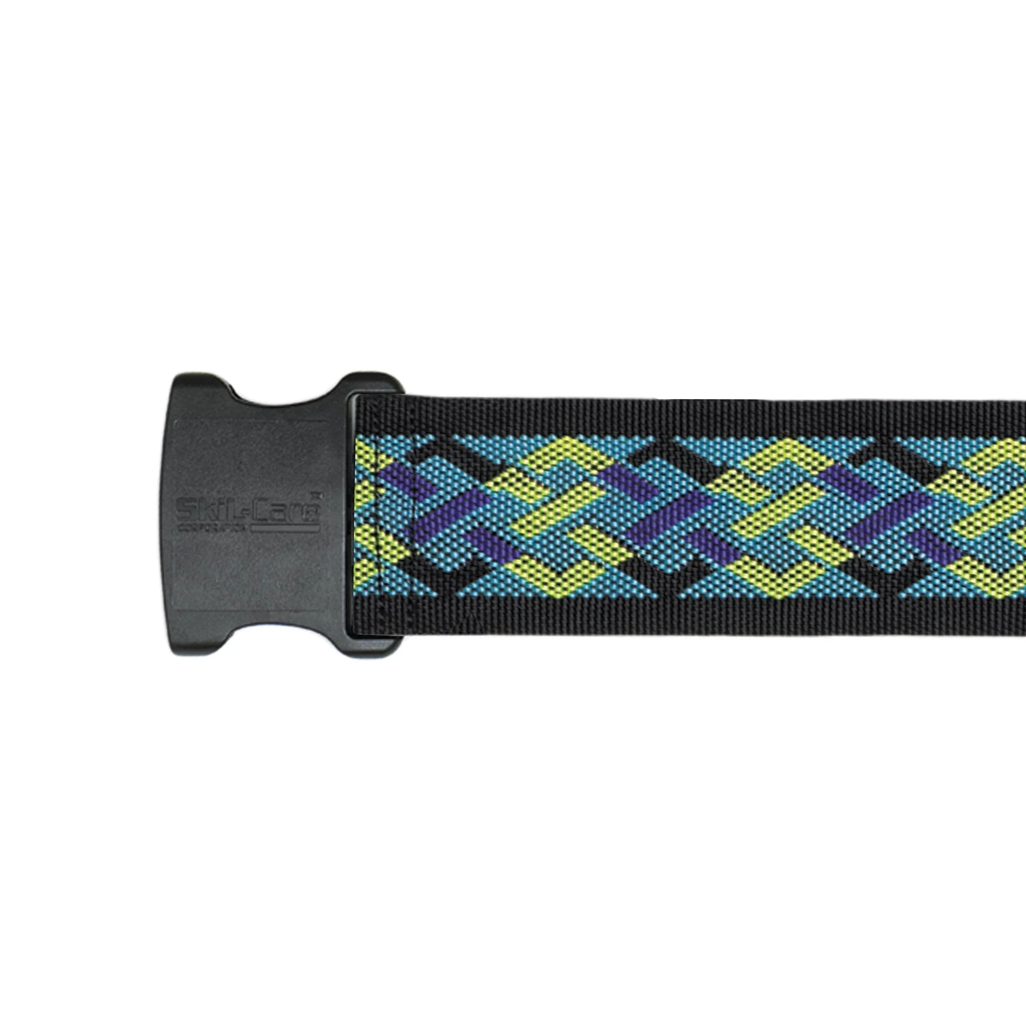 Skil-Care SkiL-Care Nylon Gait Belts with Delrin Buckle, Geo-Pattern D