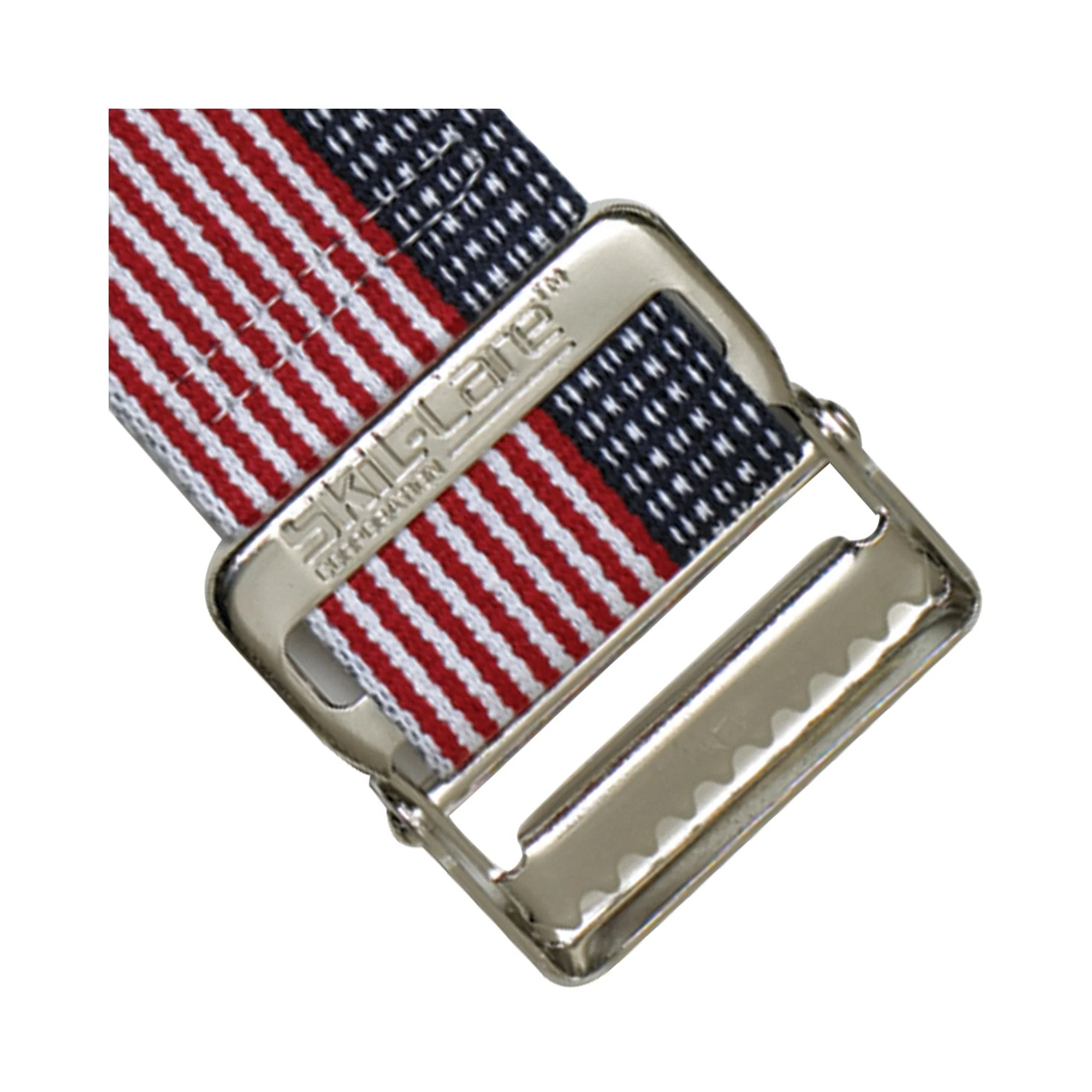 Skil-Care SkiL-Care Heavy-Duty Gait Belt with Metal Buckle, Stars & Stripes, 72 Inch - Image 2