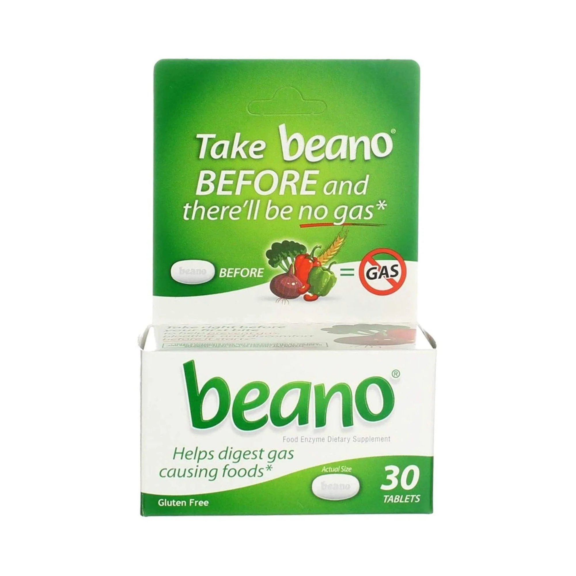 Medtech Laboratories Beano Food Enzyme Tablets, Extra Strength