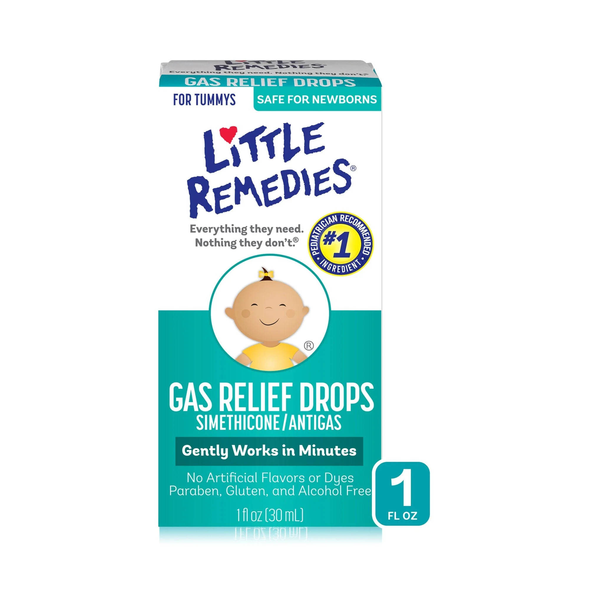 Medtech Laboratories Little Remedies for Tummys Simethicone Antigas Gas Relief Drops