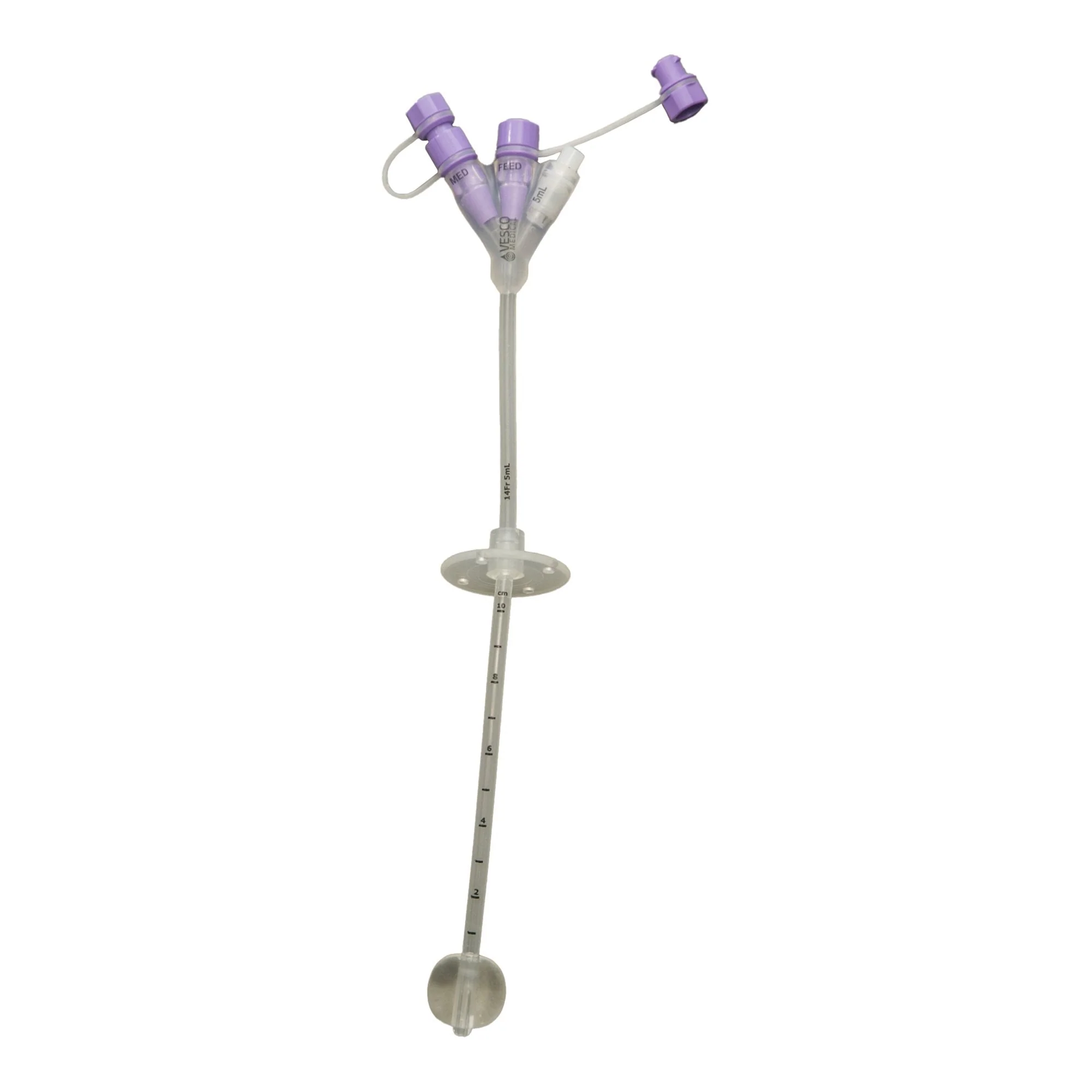 Vesco Medical Vesco Medical Gastrostomy Feeding Tube, 14 Fr. (5/CS)