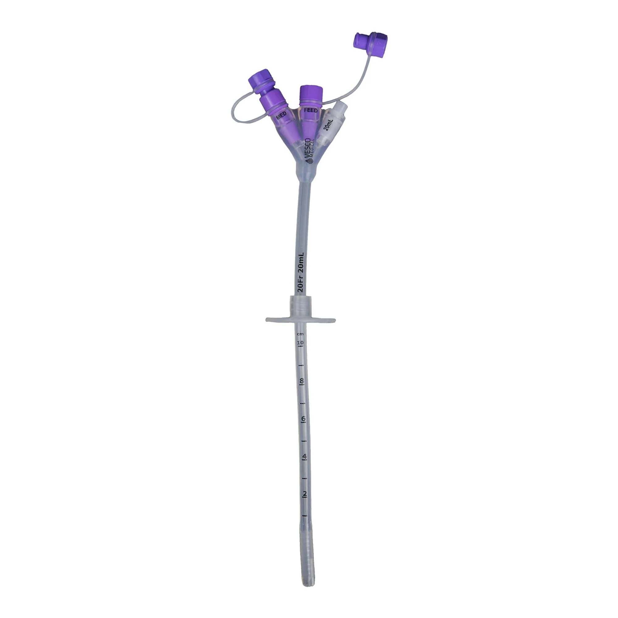 Vesco Medical Vesco Medical Gastrostomy Feeding Tube, 20 Fr. (5/CS)