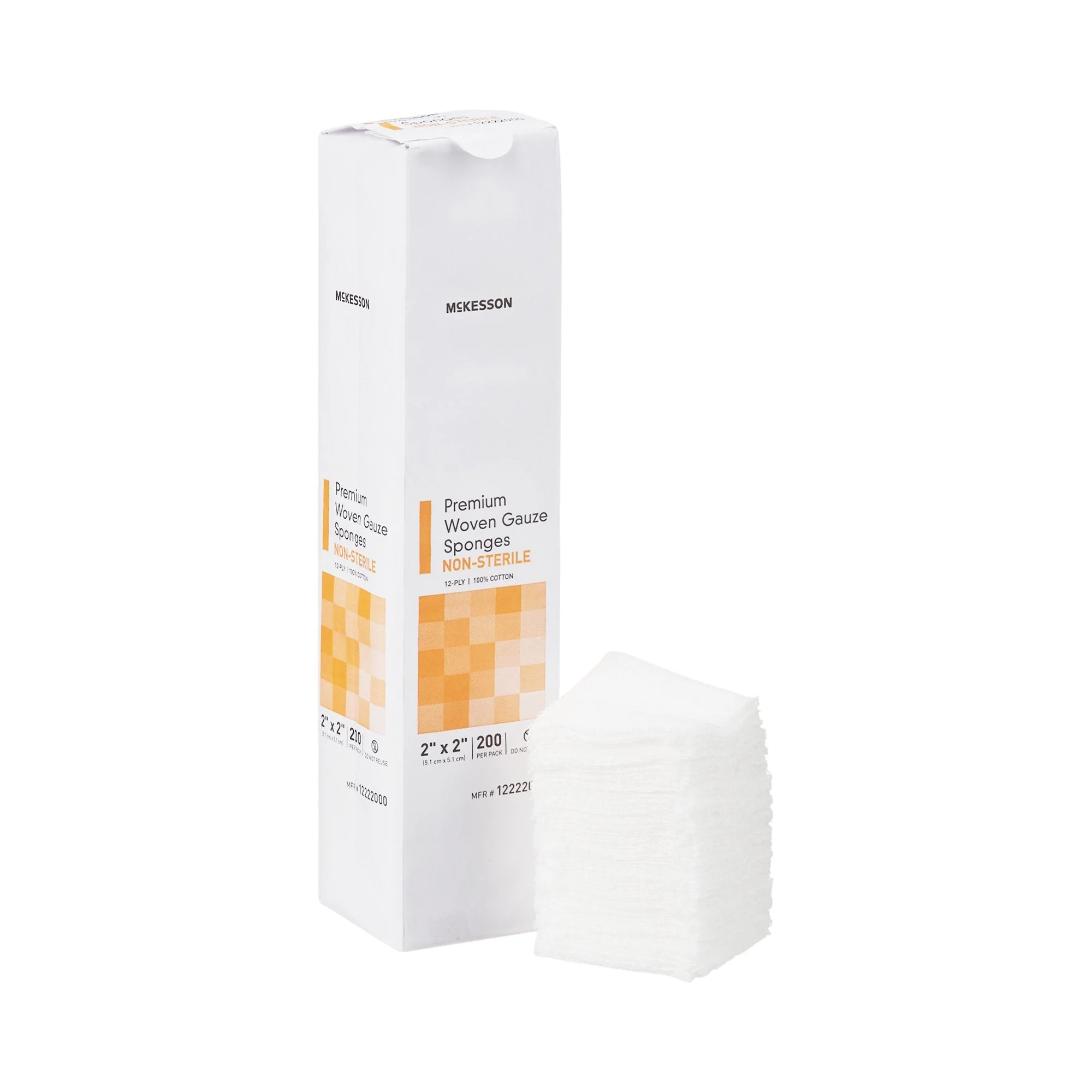 McKesson Brand McKesson Gauze Sponge, 2 x 2 Inch, 12-Ply (8000/CS)