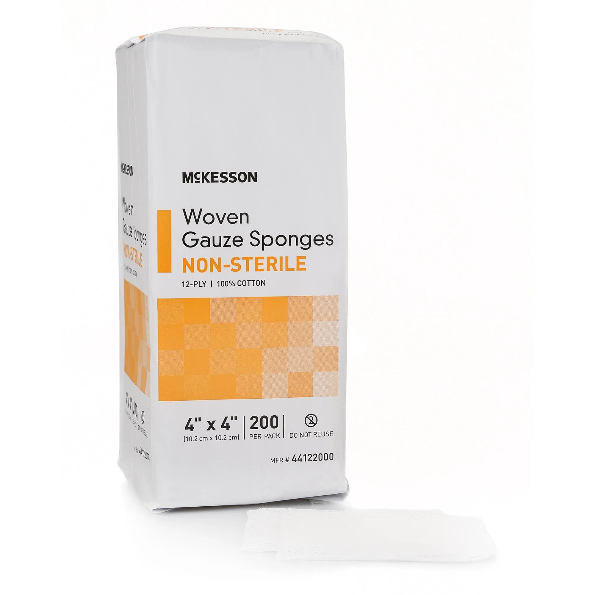 McKesson Brand McKesson Gauze Sponge, 4 x 4 Inch, 12-Ply (2000/CS)