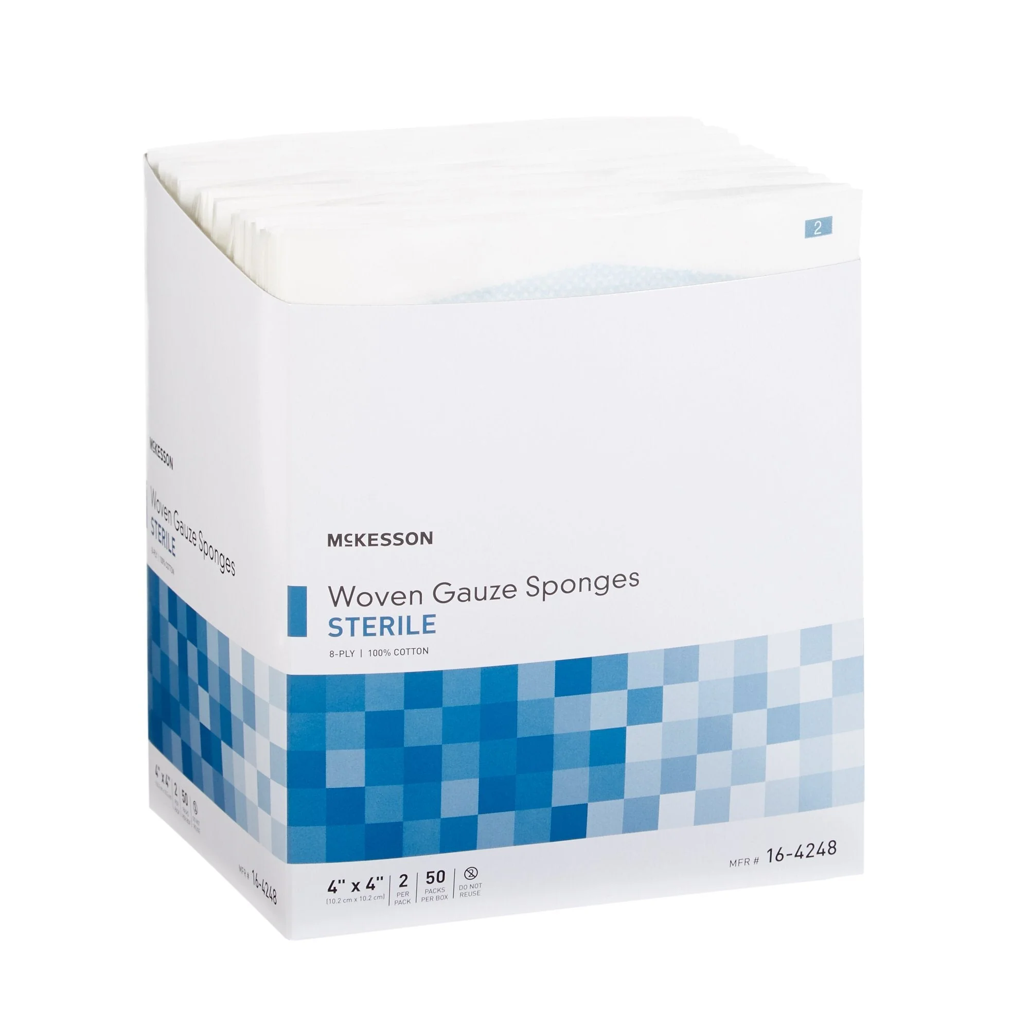 McKesson Brand McKesson Sterile Gauze Sponge, 4 x 4 Inch, 8-Ply (600/CS) - Image 7