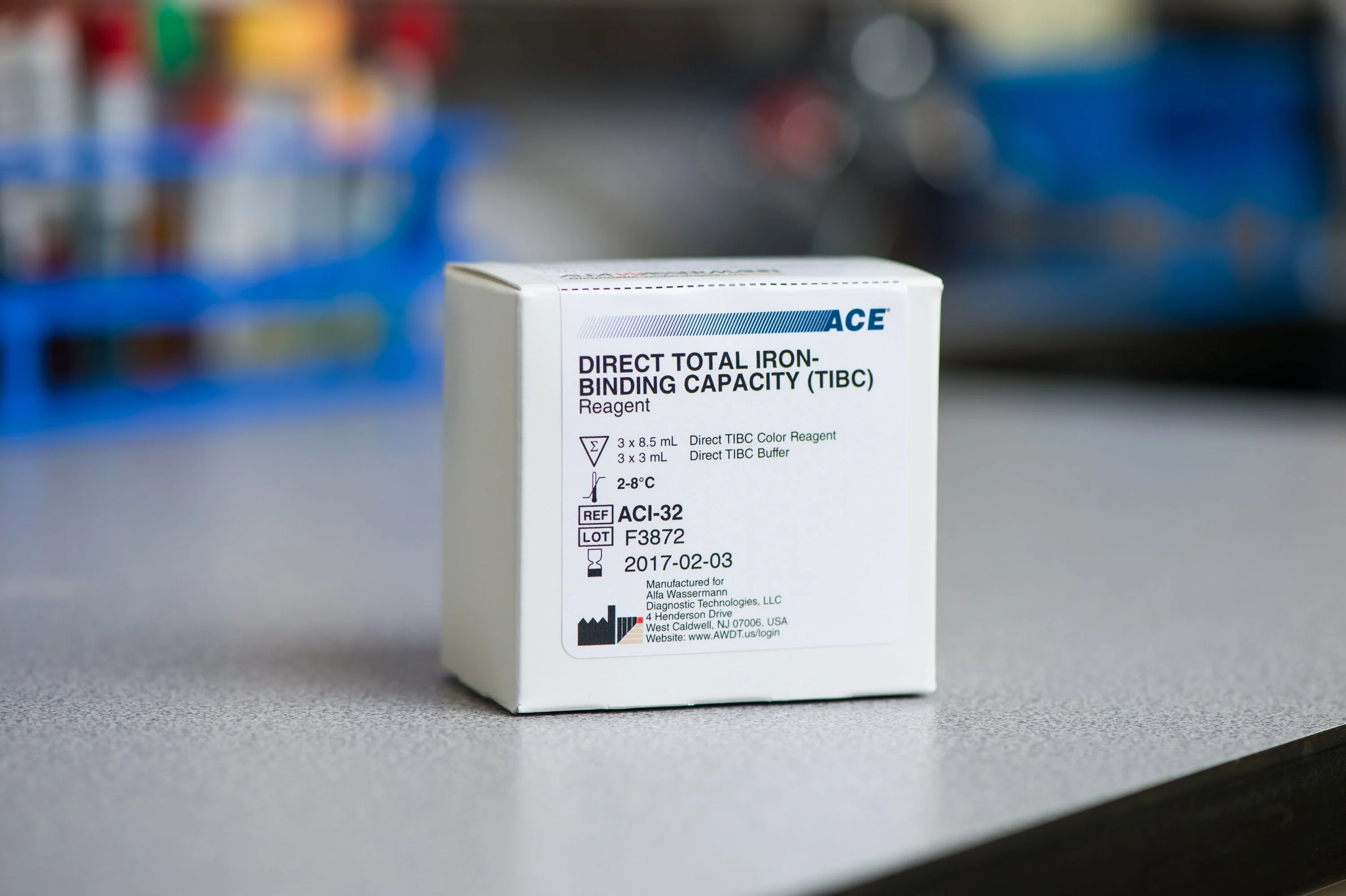 Alfa Wassermann Ace Reagent Kit for Ace and Ace Alera Analyzers, TIBC test