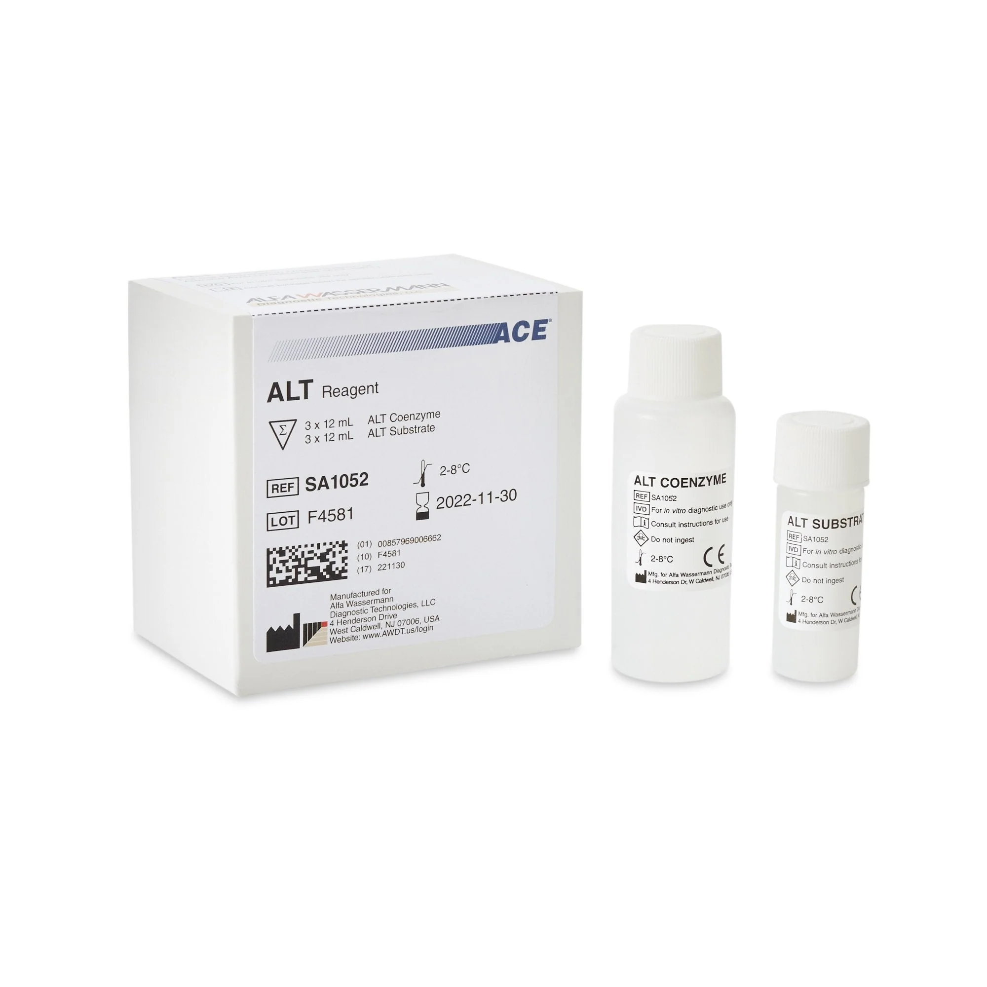 Alfa Wassermann Ace General Chemistry Reagent, Alanine Aminotransferase (ALT)
