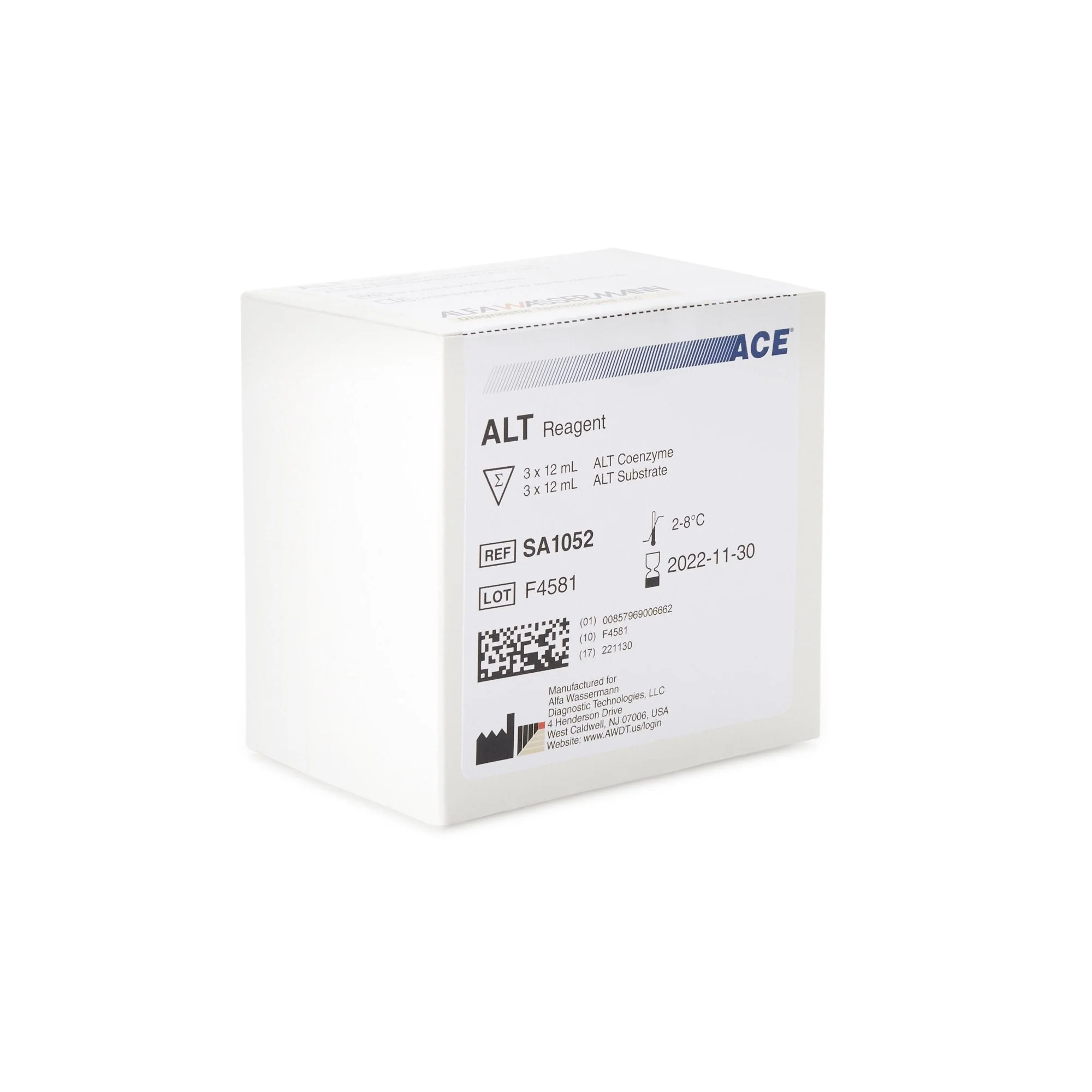 Alfa Wassermann Ace General Chemistry Reagent, Alanine Aminotransferase (ALT) - Image 2