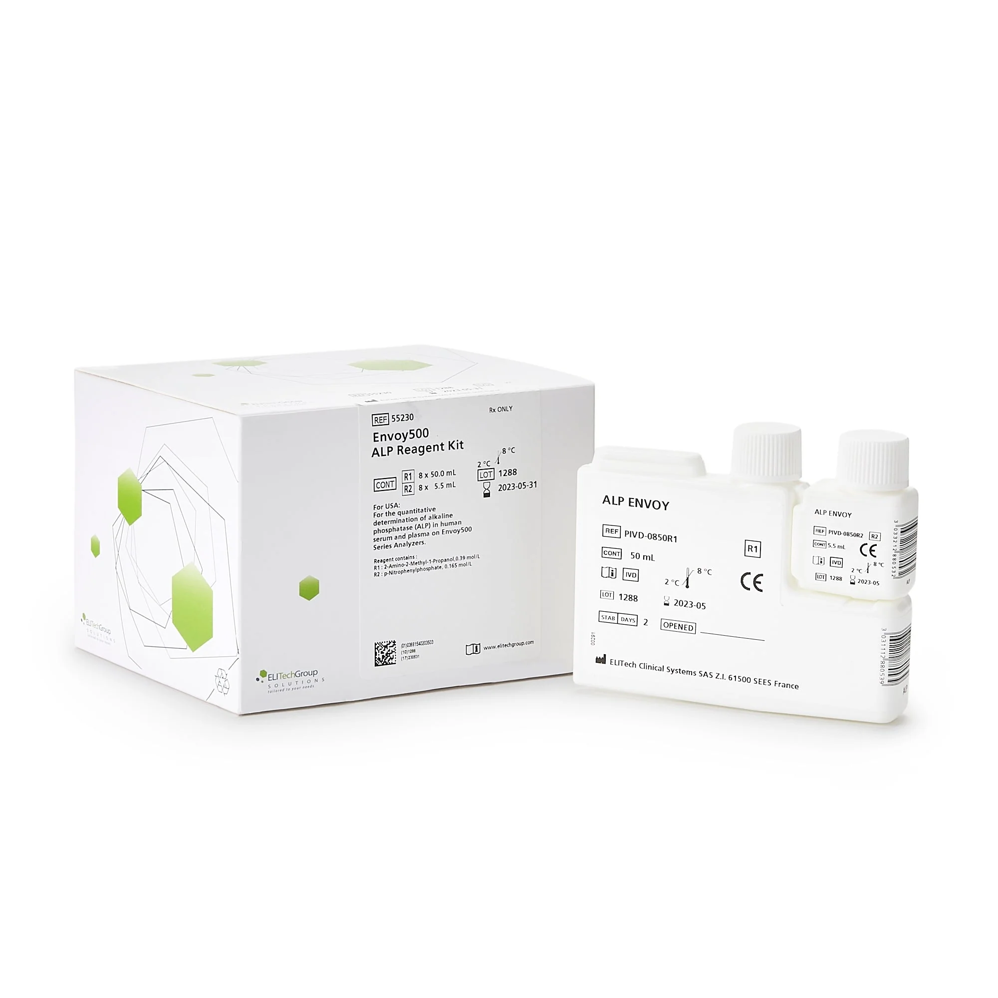 Clinical Diagnostic Solutions Envoy 500 General Chemistry Reagent for Envoy 500 Chemistry System, ALP test (1200/KT)