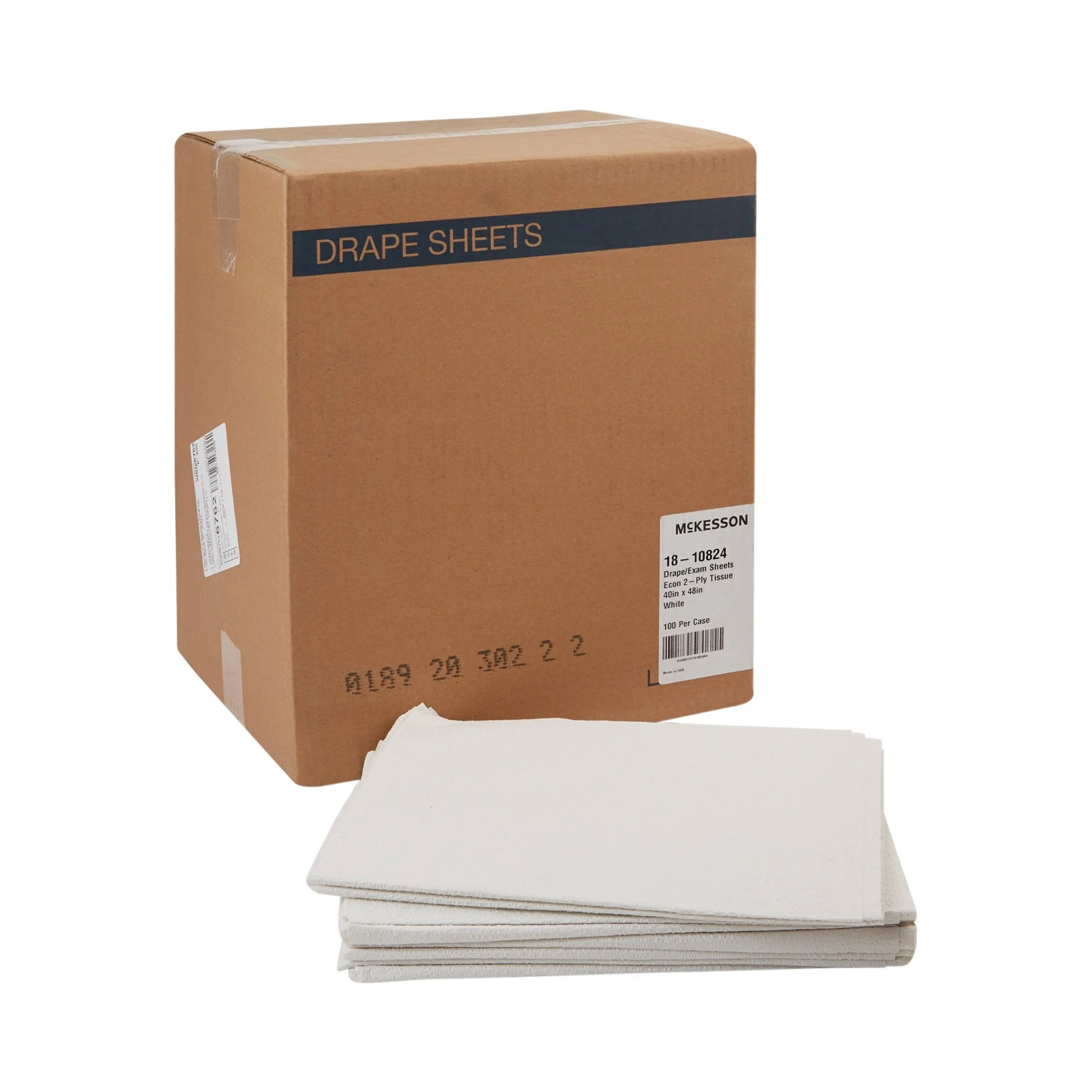 McKesson Brand McKesson Nonsterile Physical Exam Drape, 40 x 48 Inch (100/CS) - Image 3