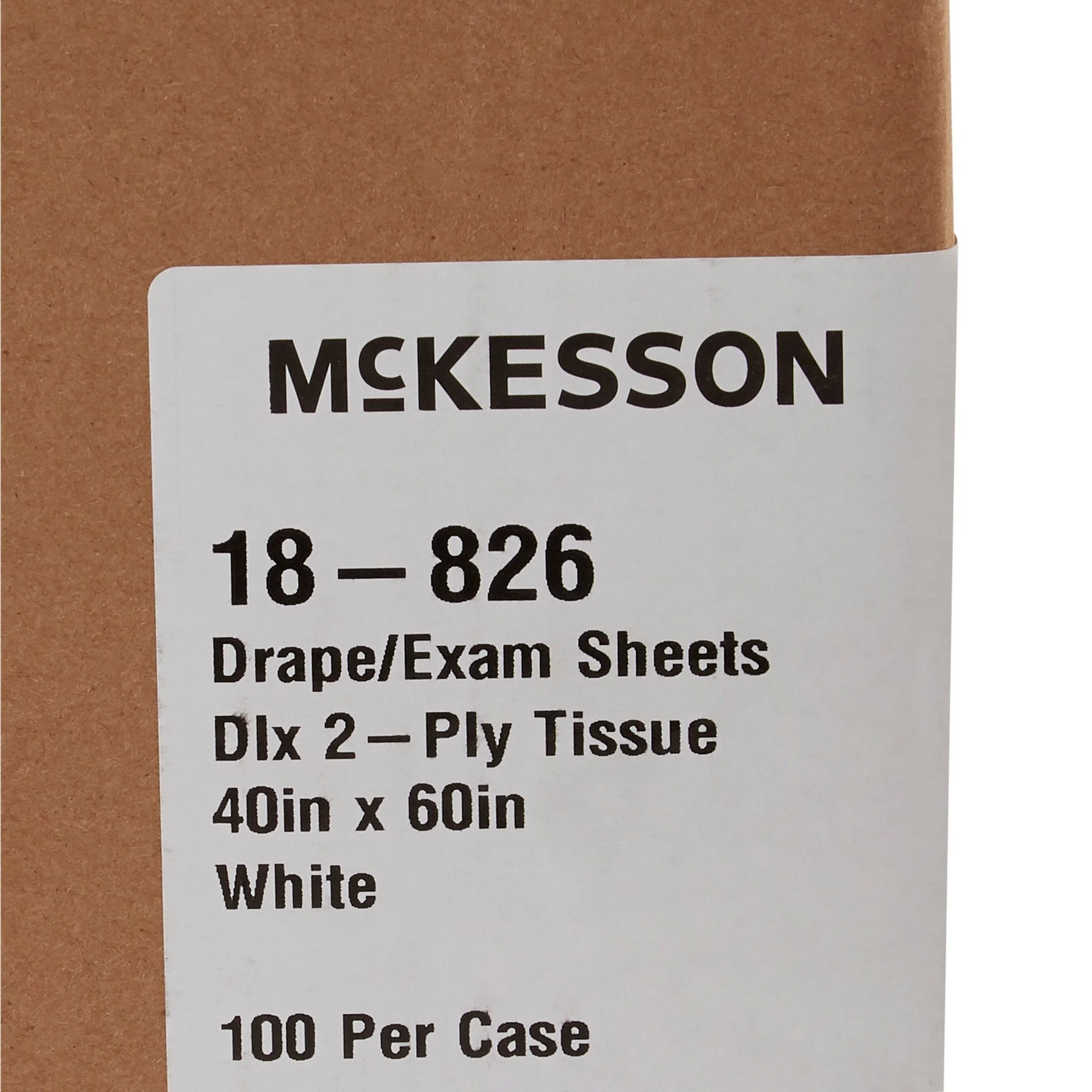 McKesson Brand McKesson Nonsterile Physical Exam Drape, 40 x 60 Inch (100/CS) - Image 5