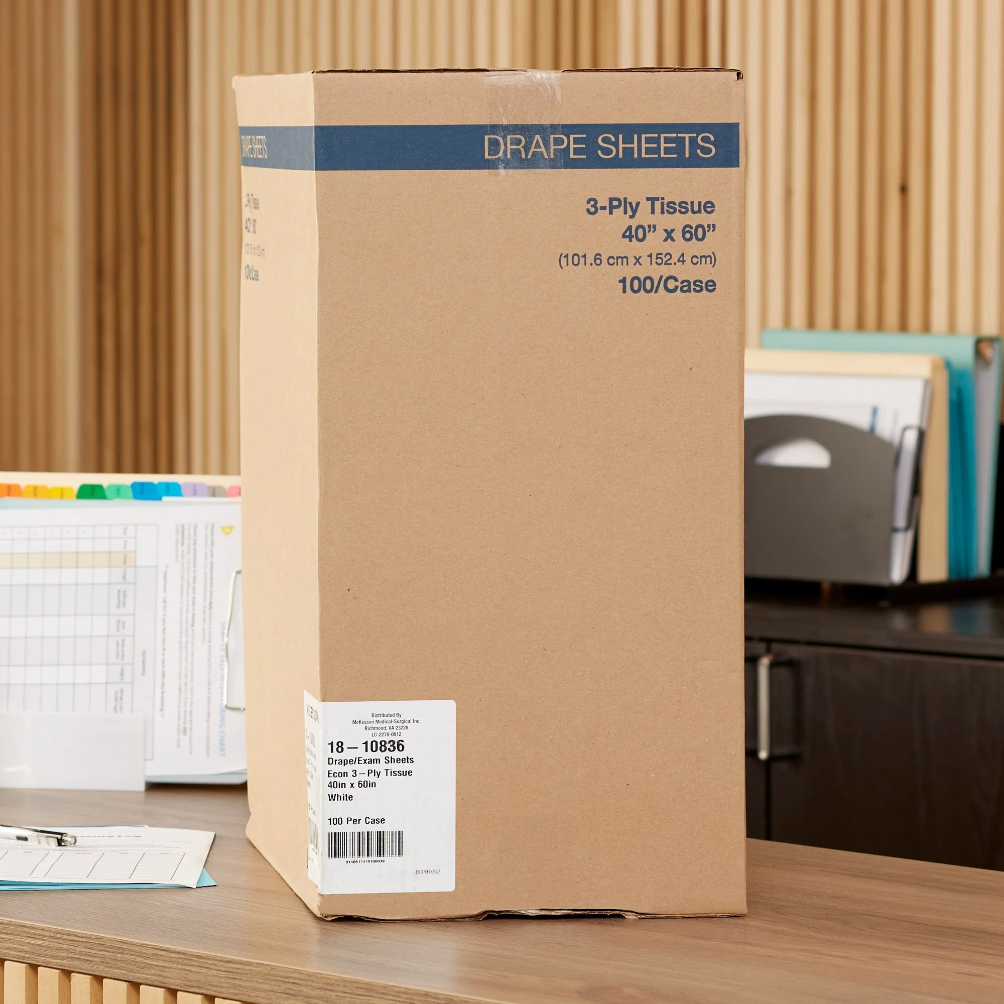 McKesson Brand McKesson Nonsterile Physical Exam Drape, 40 x 60 Inch (100/CS) - Image 5