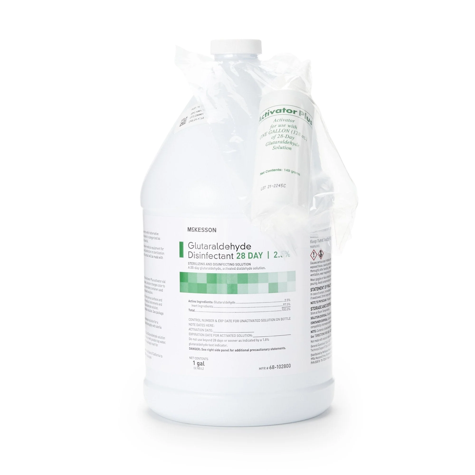 McKesson Brand McKesson Glutaraldehyde High Level Disinfectant, 1-gallon Jug (4/CS)