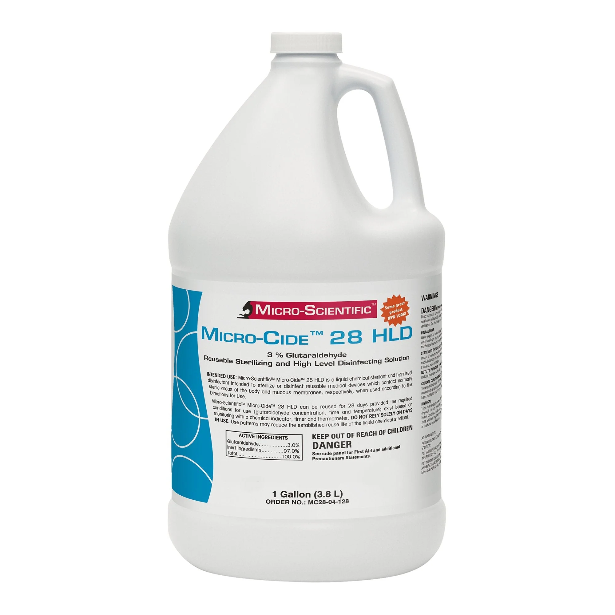 Micro Scientific Industries Micro-Cide 28 Glutaraldehyde High Level Disinfectant (4/CS)