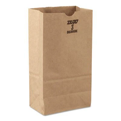 Essendant Co/United Stationers Grocery Bag General Brown Kraft Paper #3 (500/CS)
