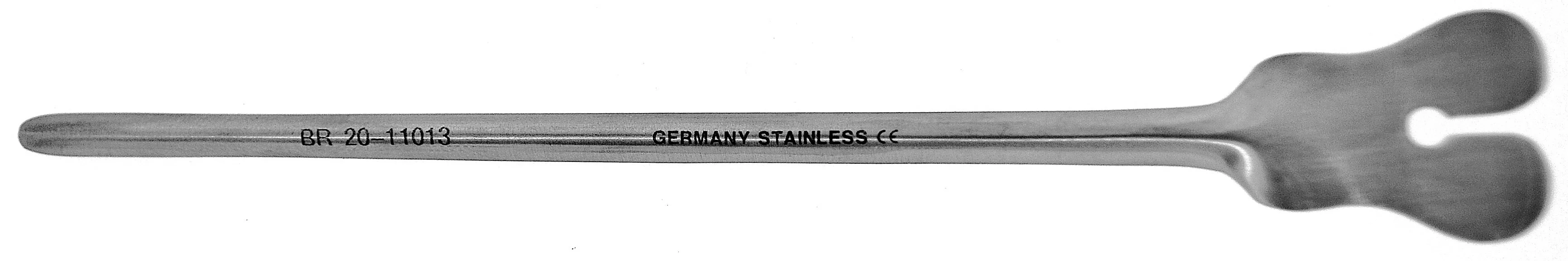 Grooved Director and Tongue Tie BR Surgical 4-1/2 Inch Length Plain End NonSterile