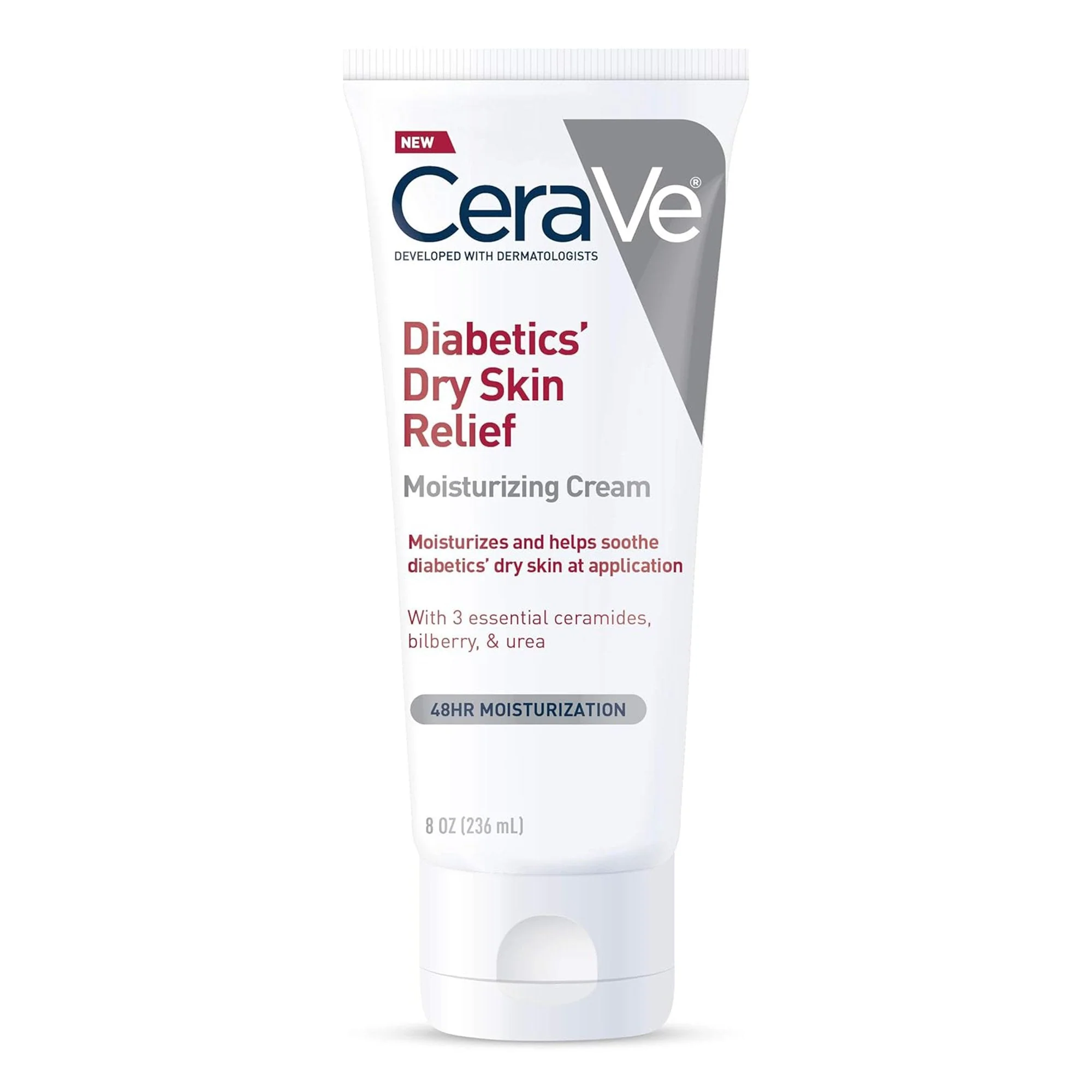 Loreal USA CeraVe Diabetics' Dry Skin Relief Moisturizing Cream, 8-ounce Tube