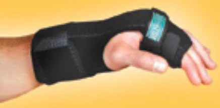 Hely & Weber Hand / Finger Brace TKO Standard Neoprene / Nylon / UBL Left Hand Black One Size Fits Most