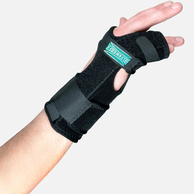Hely & Weber Hand / Finger Brace TKO Standard Neoprene / Nylon / UBL Right Hand Black One Size Fits Most