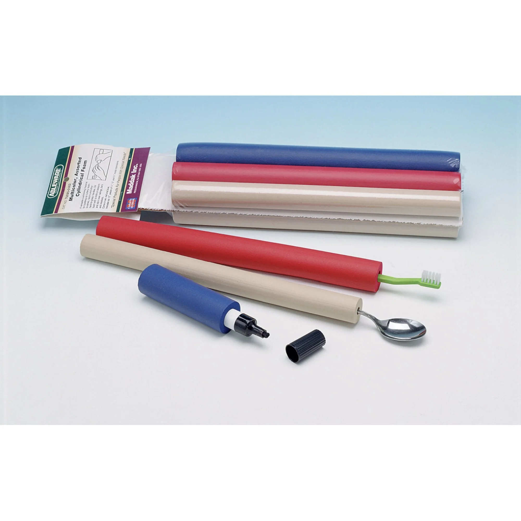Hand Grip Tubing 2-1/4 X 3-1/4 X 12 Inch, Closed-cell Foam, Assorted Colors