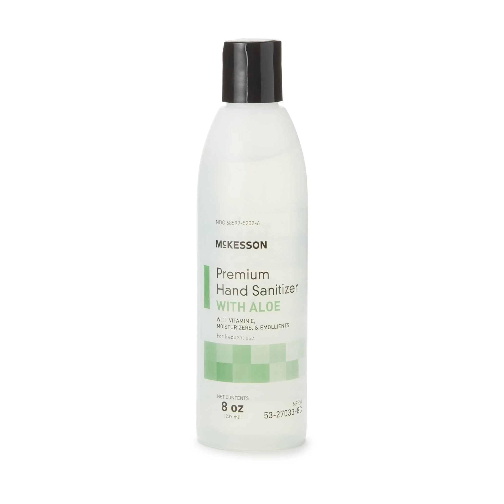 McKesson Brand McKesson Premium Hand Sanitizer with Aloe, 8-ounce Bottle (48/CS)