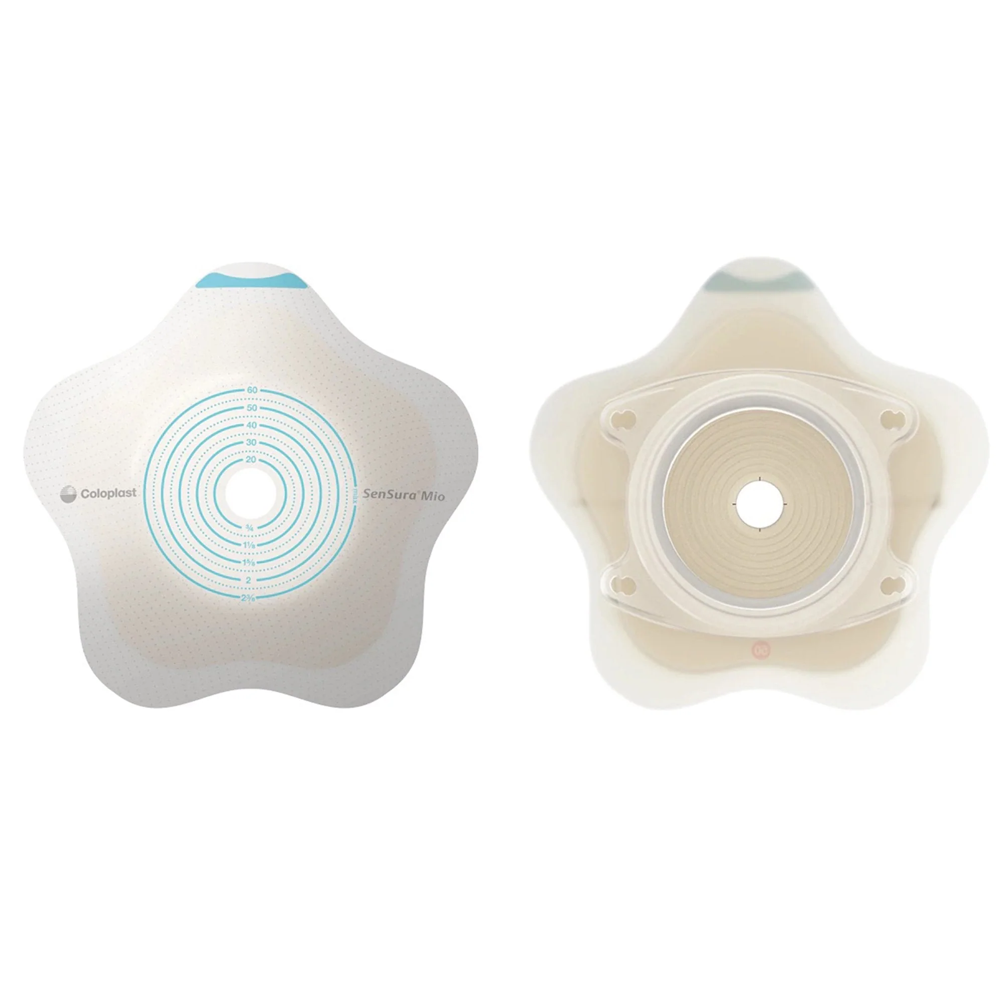 Coloplast SenSura Mio Click Convex Flip Ostomy Barrier, 35 mm Stomas, Red Match (5/BX)