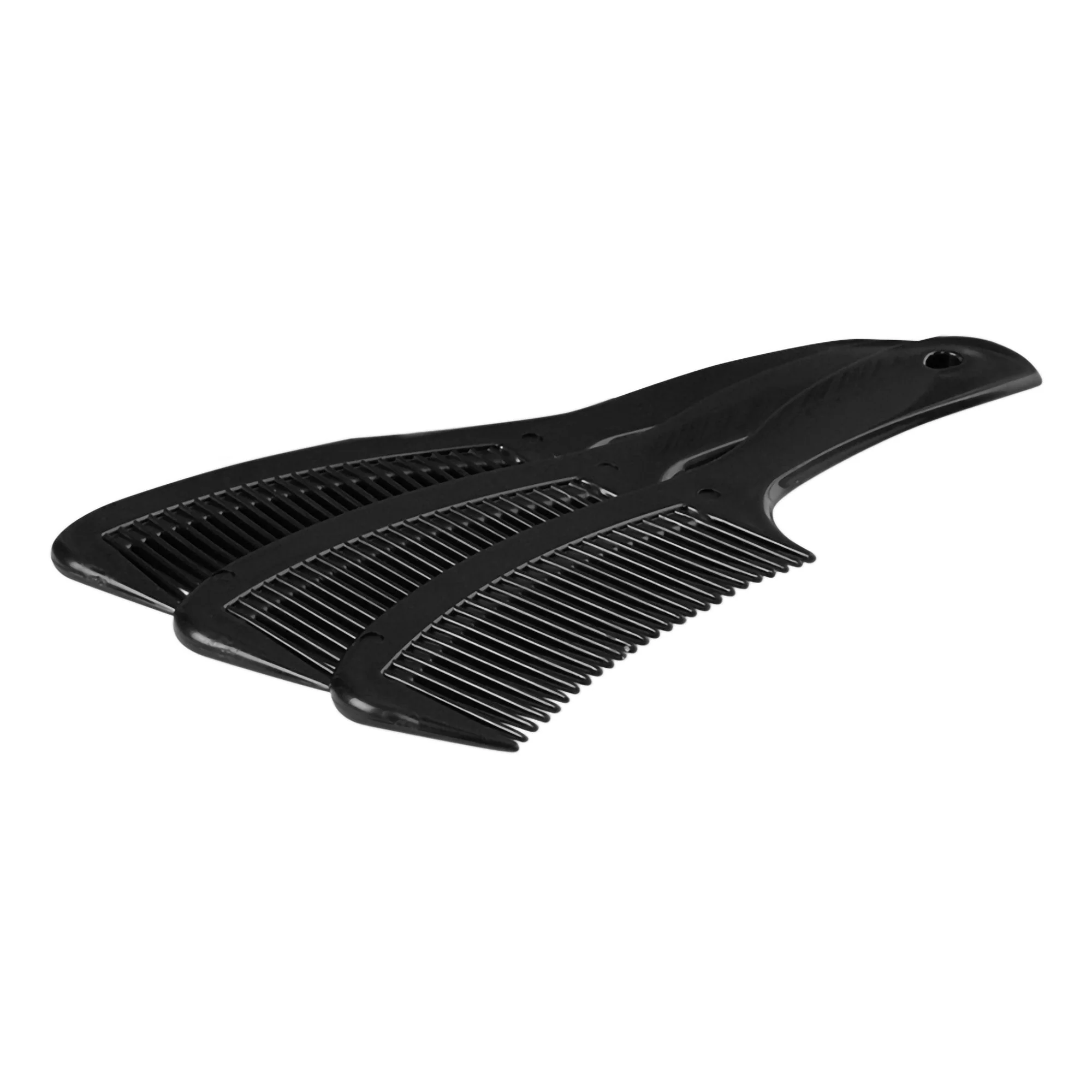 McKesson Brand McKesson Handle Comb, Plastic, Black, 8.5-Inch Length (144/CS) - Image 3