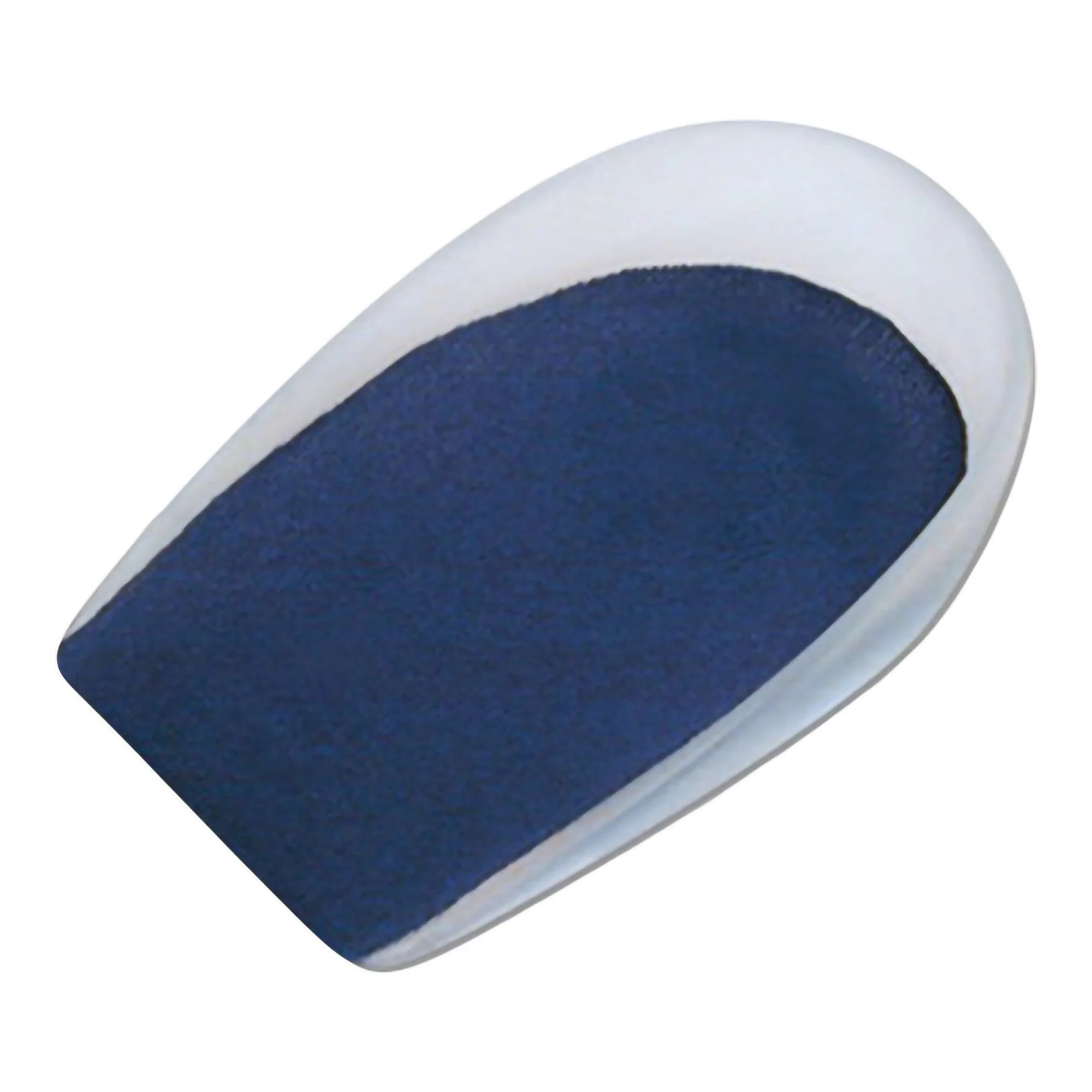 Pedifix Heel Cup GelStep Center Spot Silicone Women 7.5 to 10 / Men 6 to 8.5 Blue / White