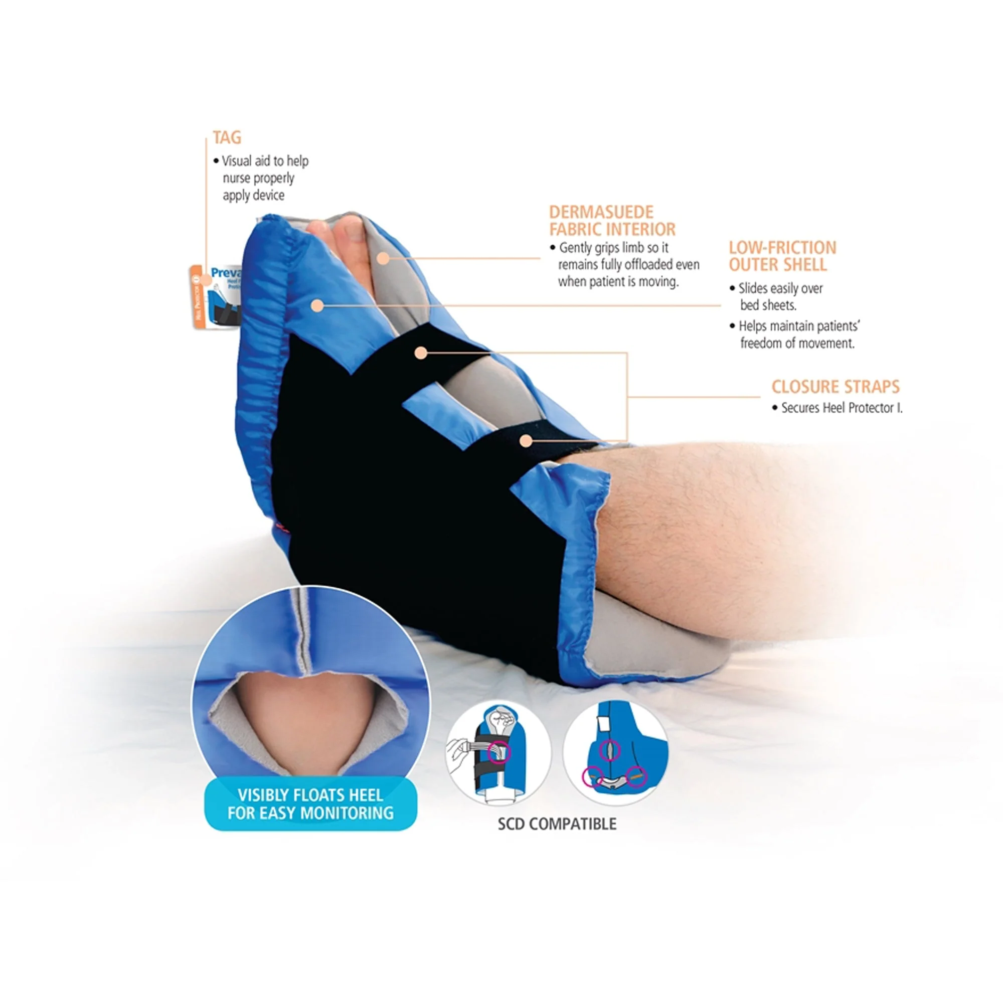 Sage Products Prevalon Heel Protector I Heel Protector Boot (8/CS) - Image 2