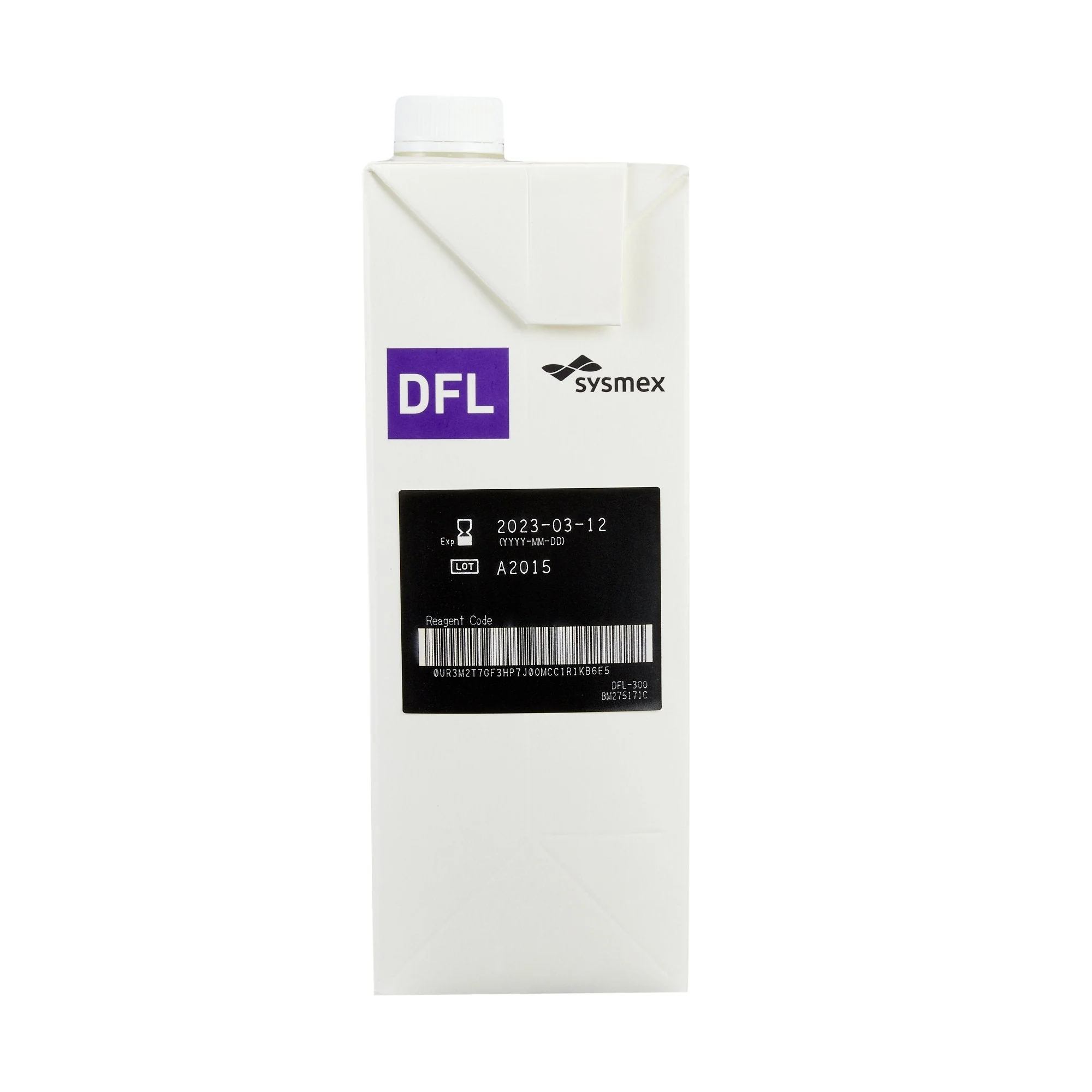 Sysmex America Hematology Reagent Diluent Cellpack DFL Platelet-F For XN-350L / XN-450L / XN-550L / XN-1000 / XN-2000 Hematology Analyzers (2/BX)
