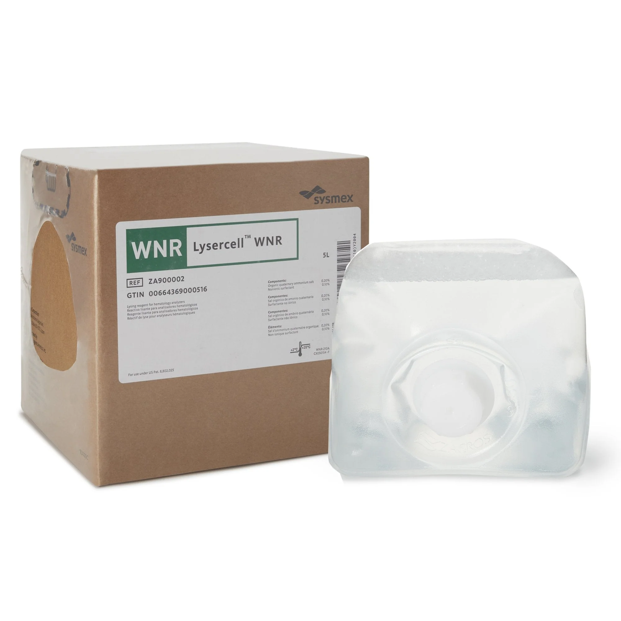 Sysmex America Hematology Reagent Lysercell WNR White Blood Cell Count (WBC) For Hematology Analyzer
