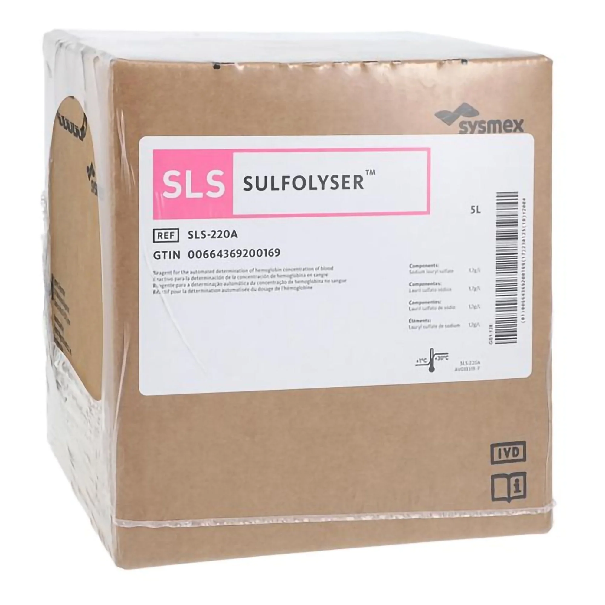 Sysmex America Sulfolyser Hematology Reagent, Hb test