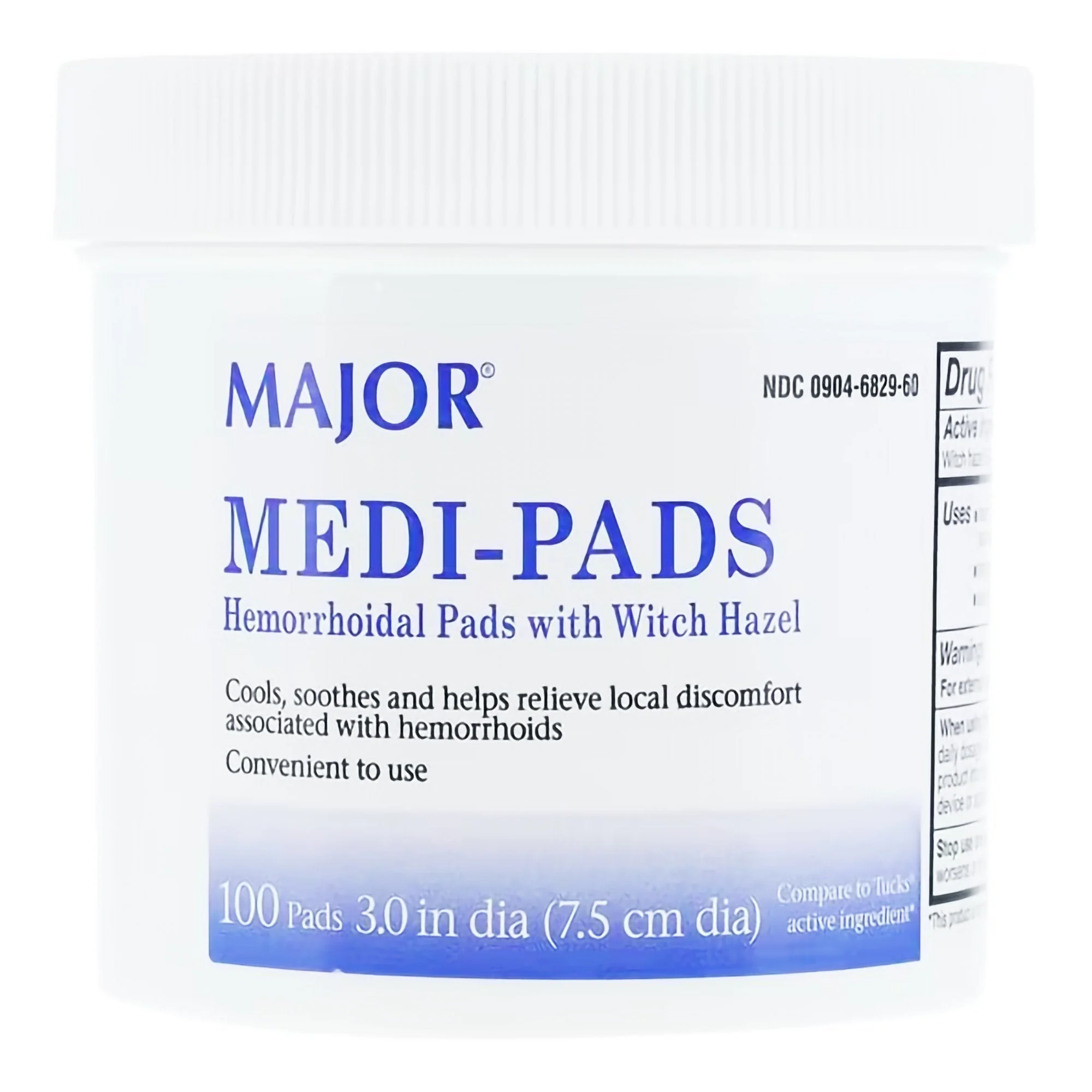 Hemorrhoid Relief Medi-Pads Pad 100 per Box