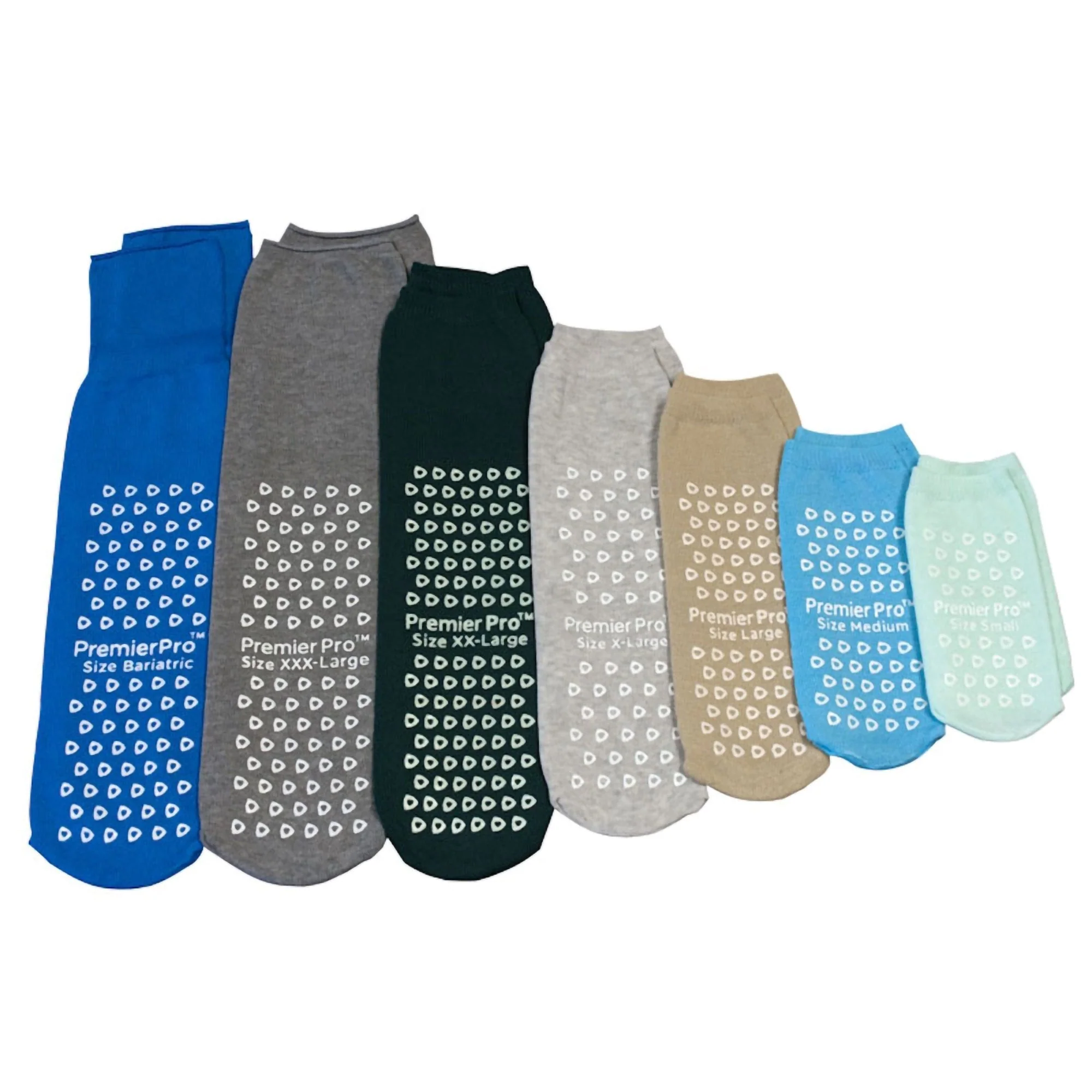 S2S Global Slipper Socks PremierPro Unisex Adult 2X-Large Single Tread Single Patient Use Dark Green (48/CS)