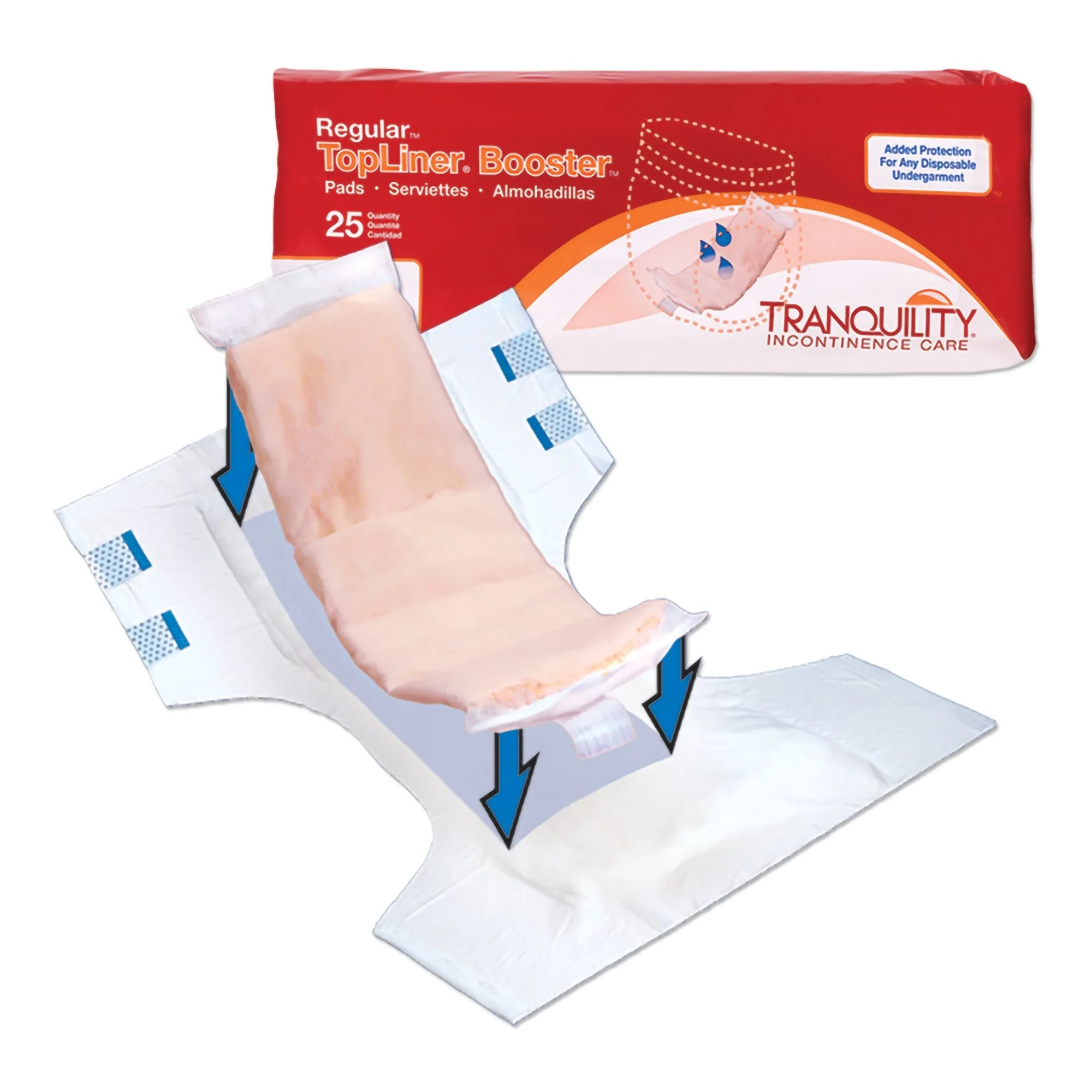 Principle Business Enterprises TopLiner Added Absorbency Incontinence Booster Pad, 4 x 14 Inch (200/CS) - Image 3