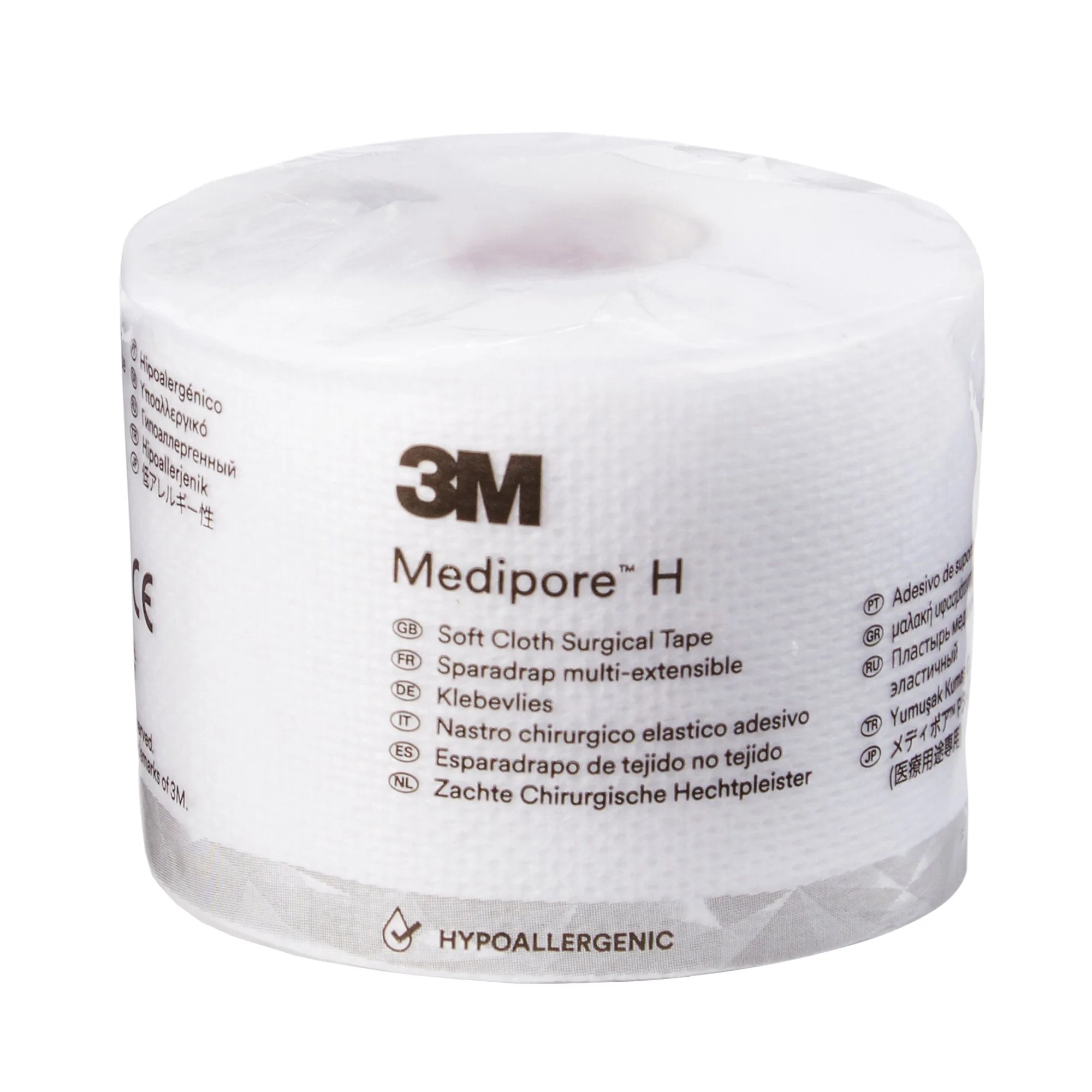 Solventum Corporation 3M Medipore H Cloth Medical Tape, 2 Inch x 10 Yard, White (12/CS)