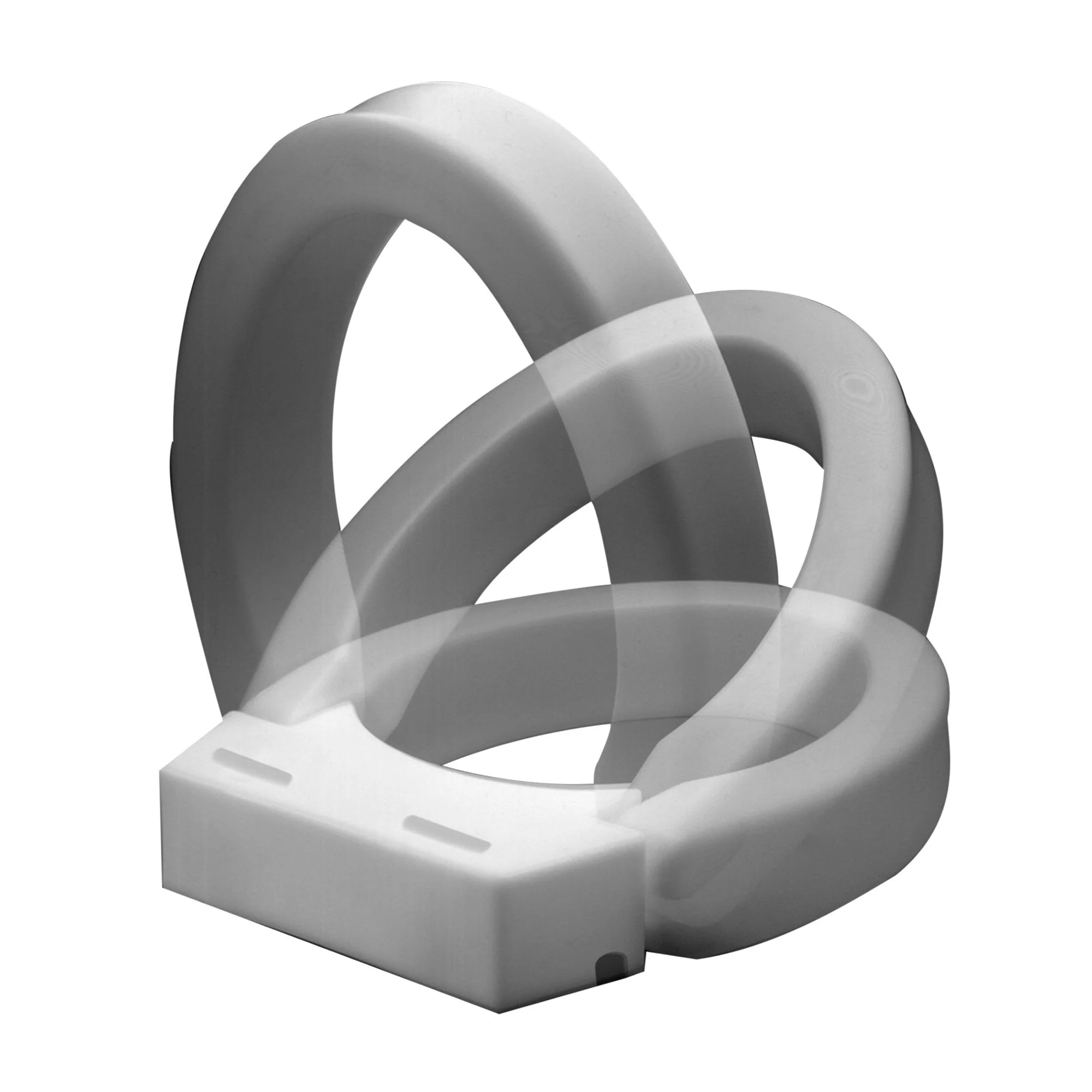 Maddak Tall-Ette Elongated Hinged Elevated Toilet Seat - Image 2